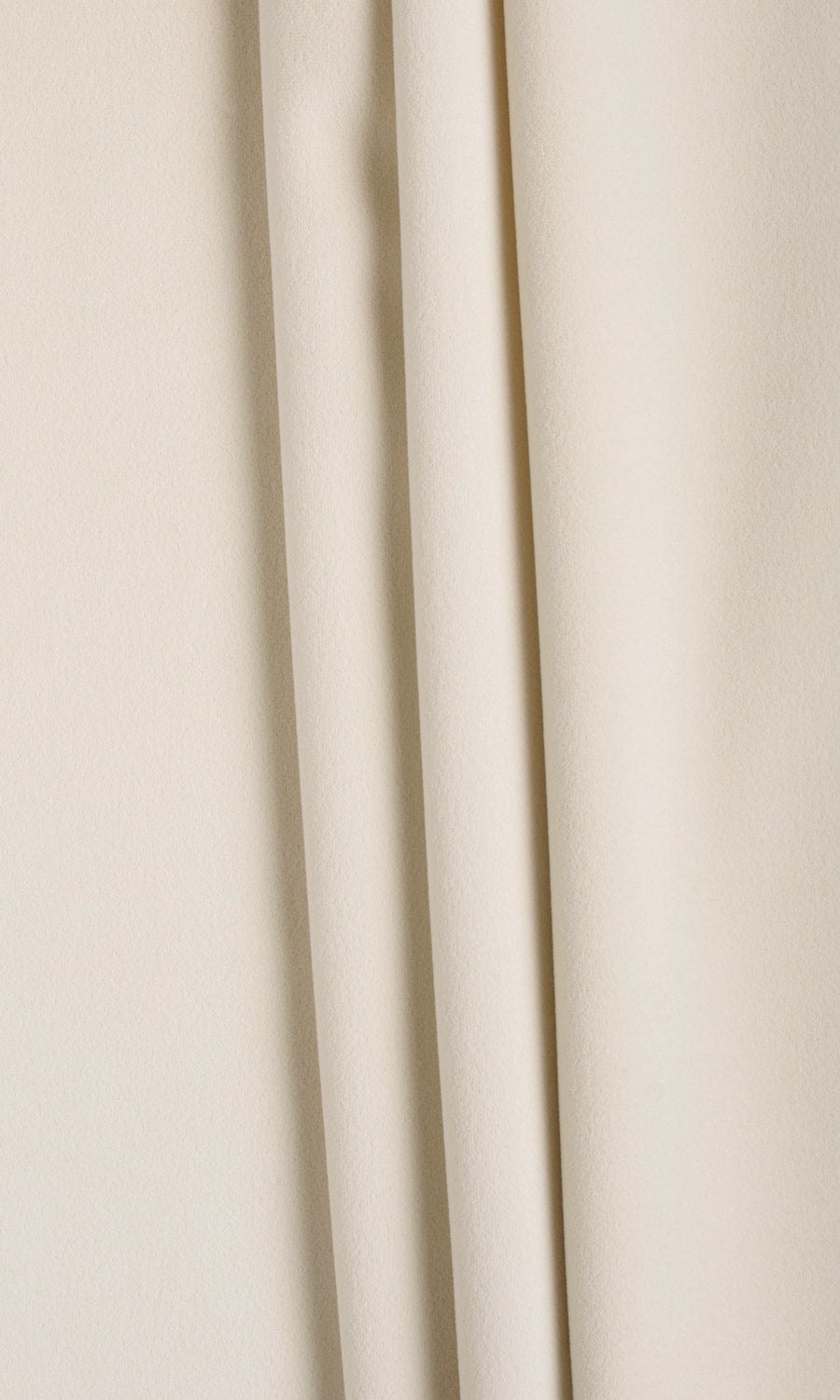 Velvet Window Treatments Fabric By the Metre (Warm Ivory)
