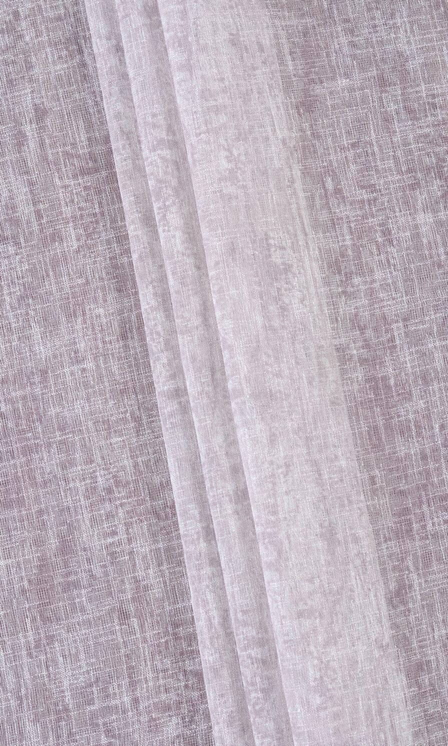 Textured Sheer Fabric Material By the Metre (Pale Pink)