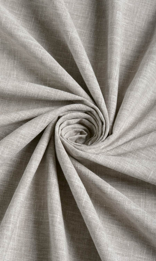 Poly-Cotton Blend Curtains (Warm Grey)