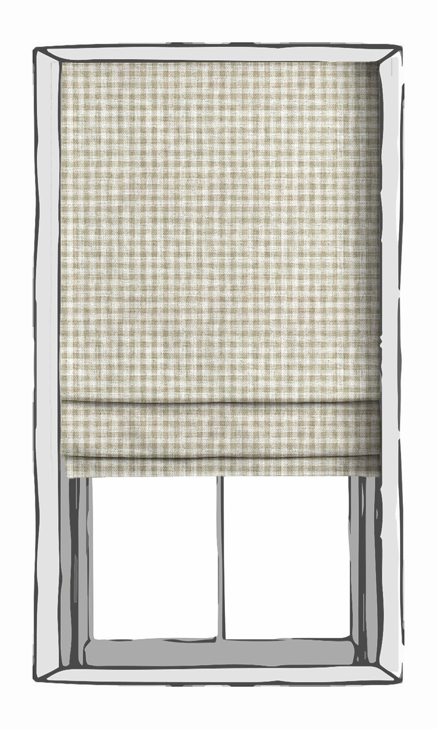 Modern Striped Free Fabric Material Sample (Beige/ White)