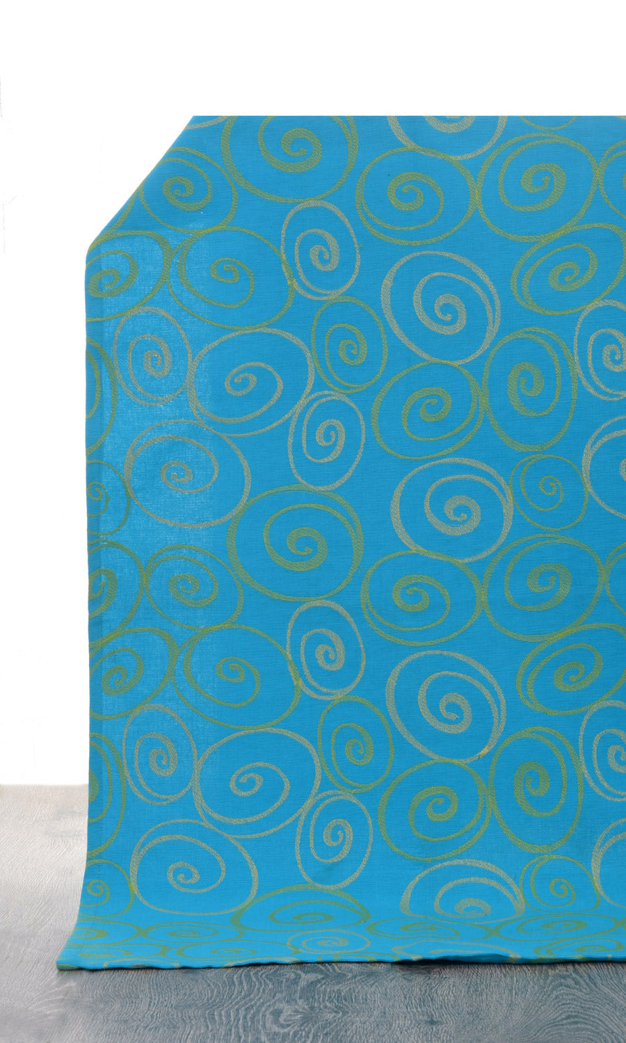 Cotton Fabric Sample for Curtains & Drapes (Blue Cotton)