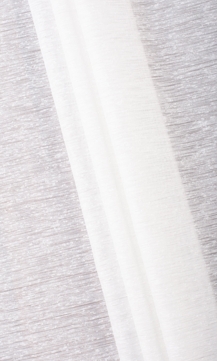 Textured Semi-Sheer Fabric Material By the Metre (White)