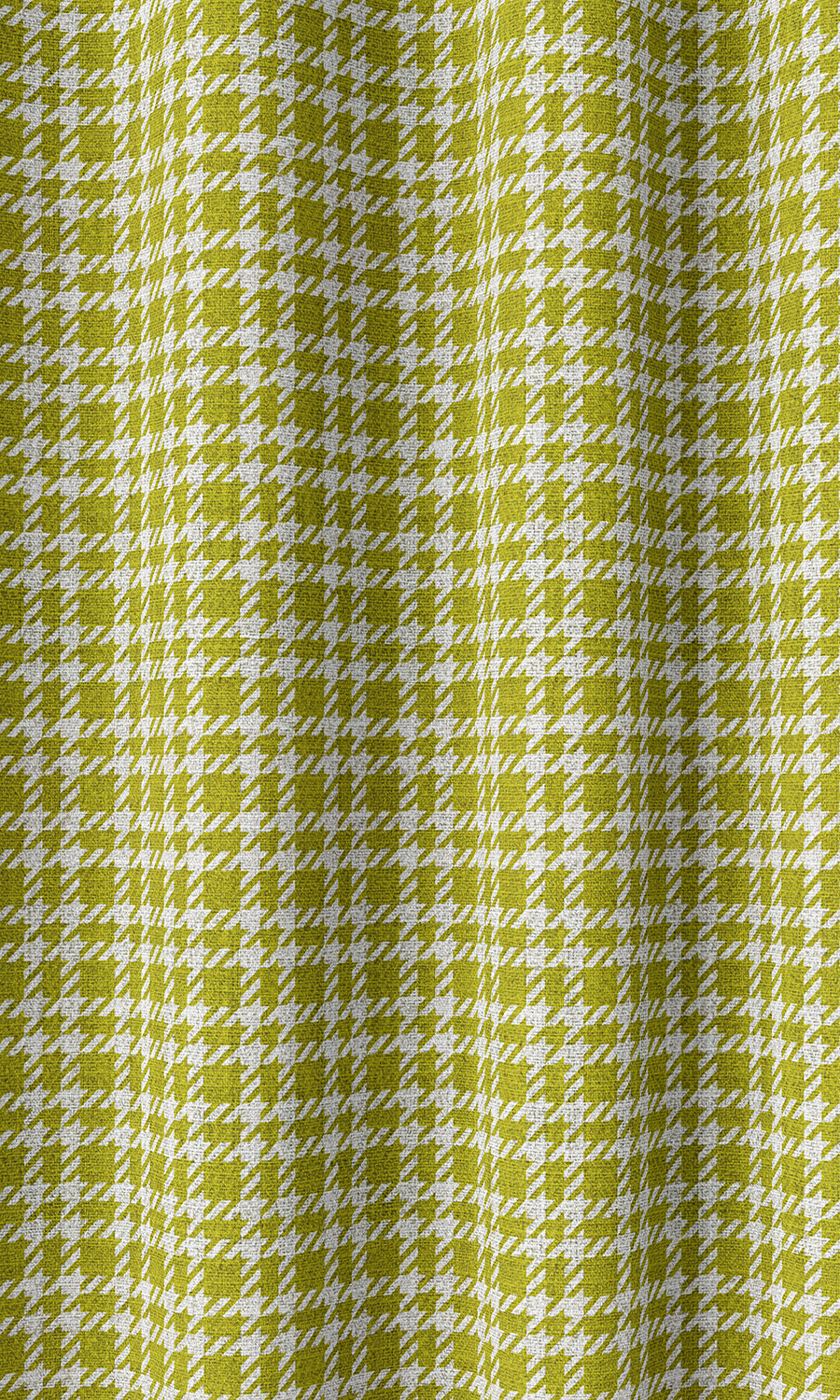 Check Patterned Home Décor Fabric Sample (Apple Green)