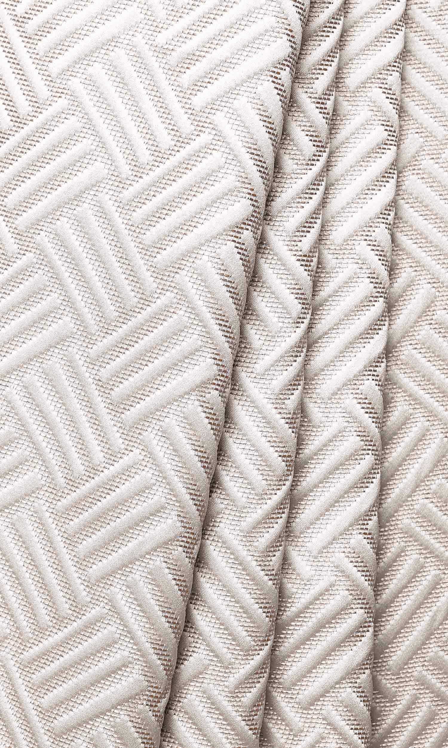 Silk Blend Home Décor Fabric Sample (Cappuccino White)
