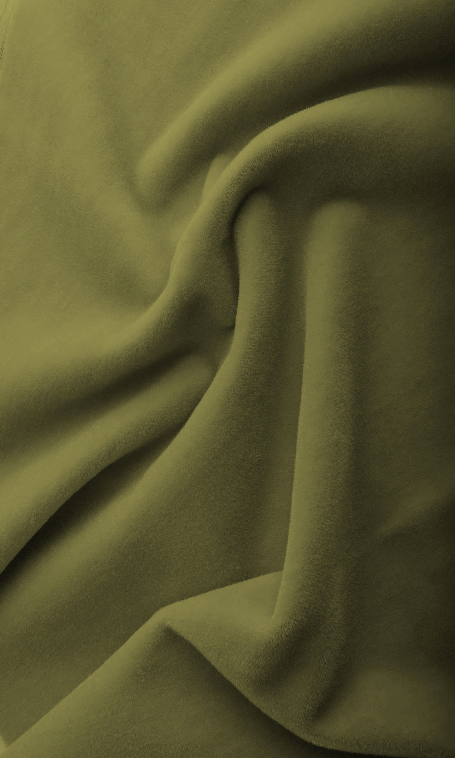 Velvet Home Textile Fabric Material By the Metre (Green)