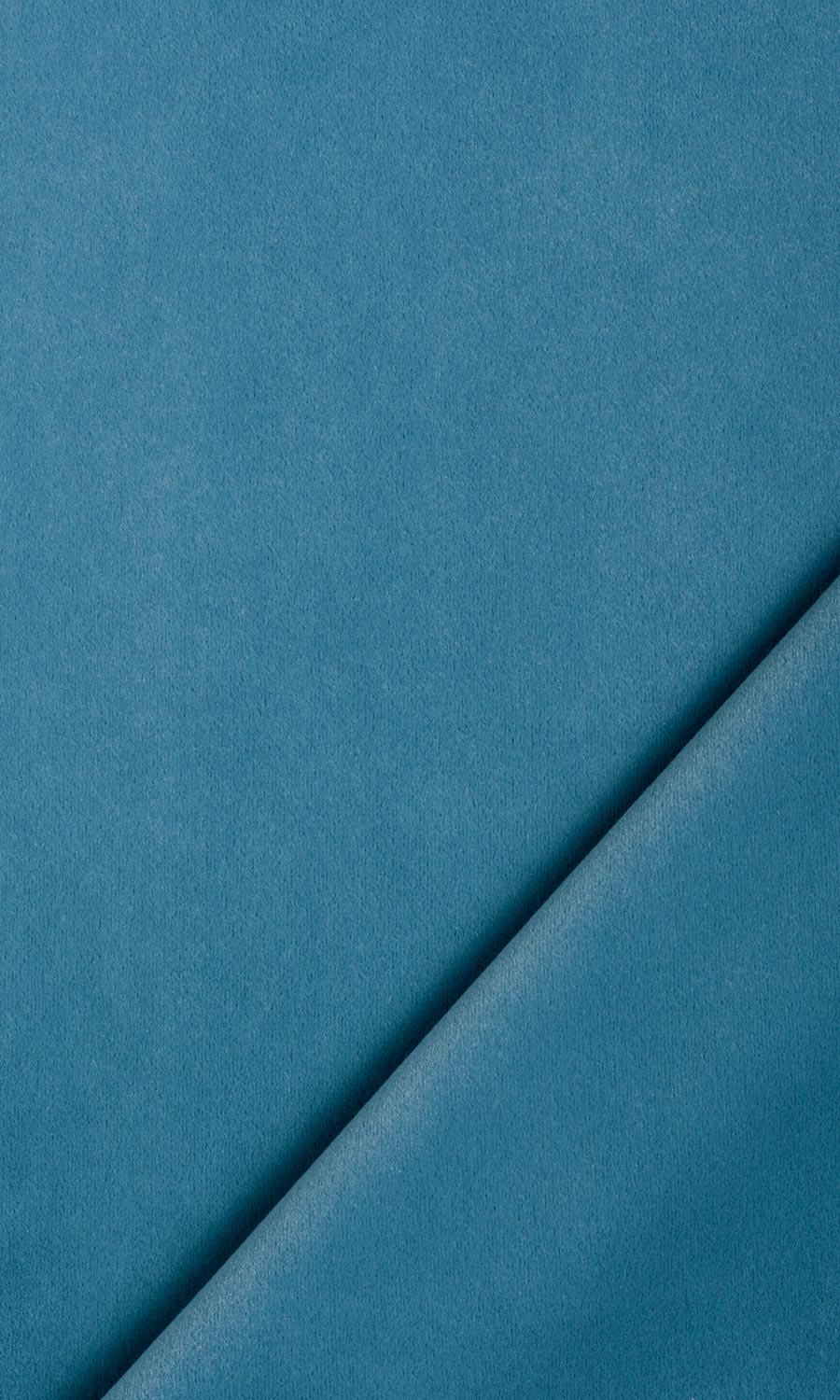 Velvet Home Textile Fabric Material Sample (Teal Blue)