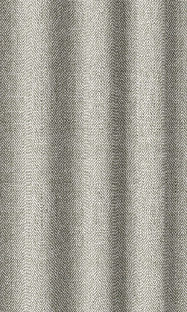 Herringbone Textured Home Décor Fabric By the Metre (Grey)