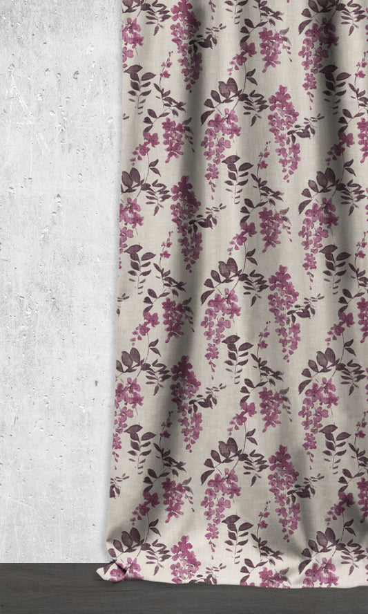 Dimout Floral Curtains & Drapes