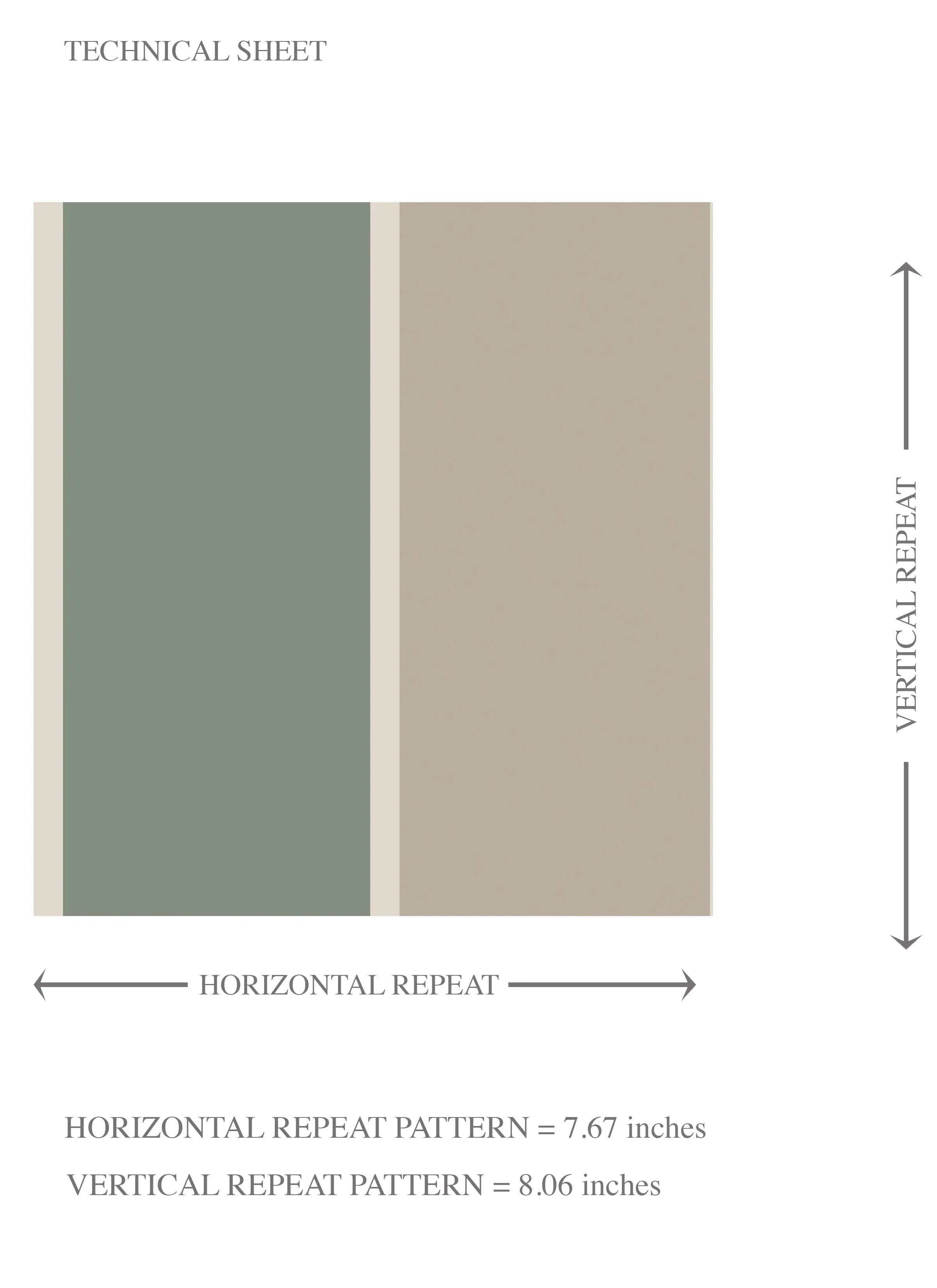 Geometric Striped Kids Room Wallpaper Sample (Green / Beige)