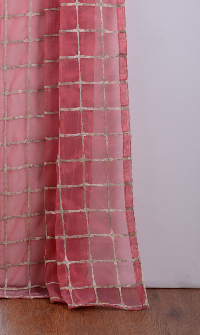 Patterned / Printed / Check / Gingham / Plaid Window Treatments Fabric Sample