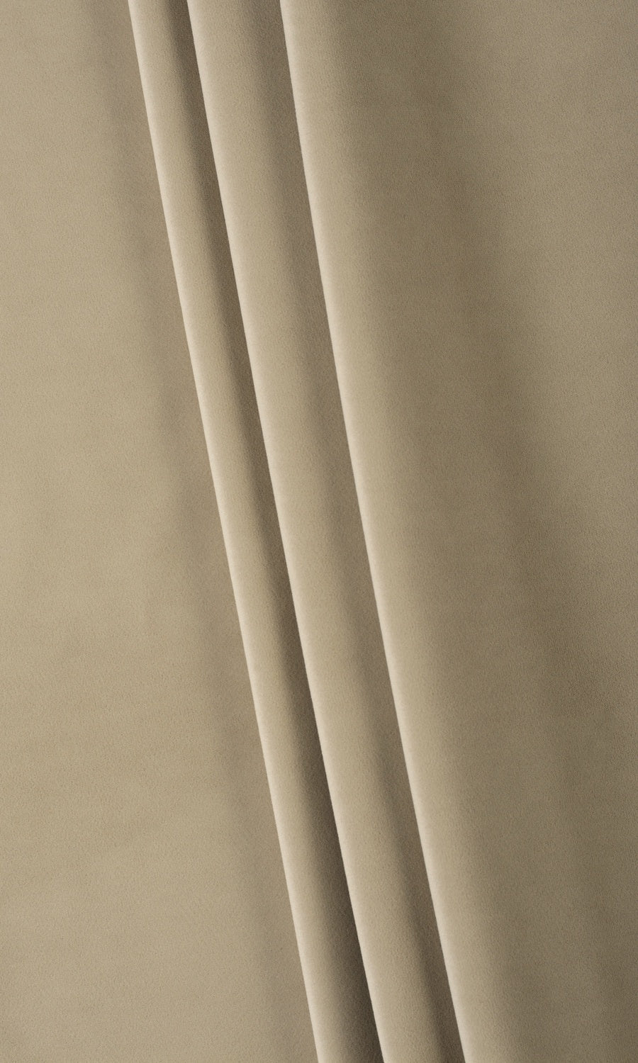 Velvet Fabric Material By the Metre (Beige)