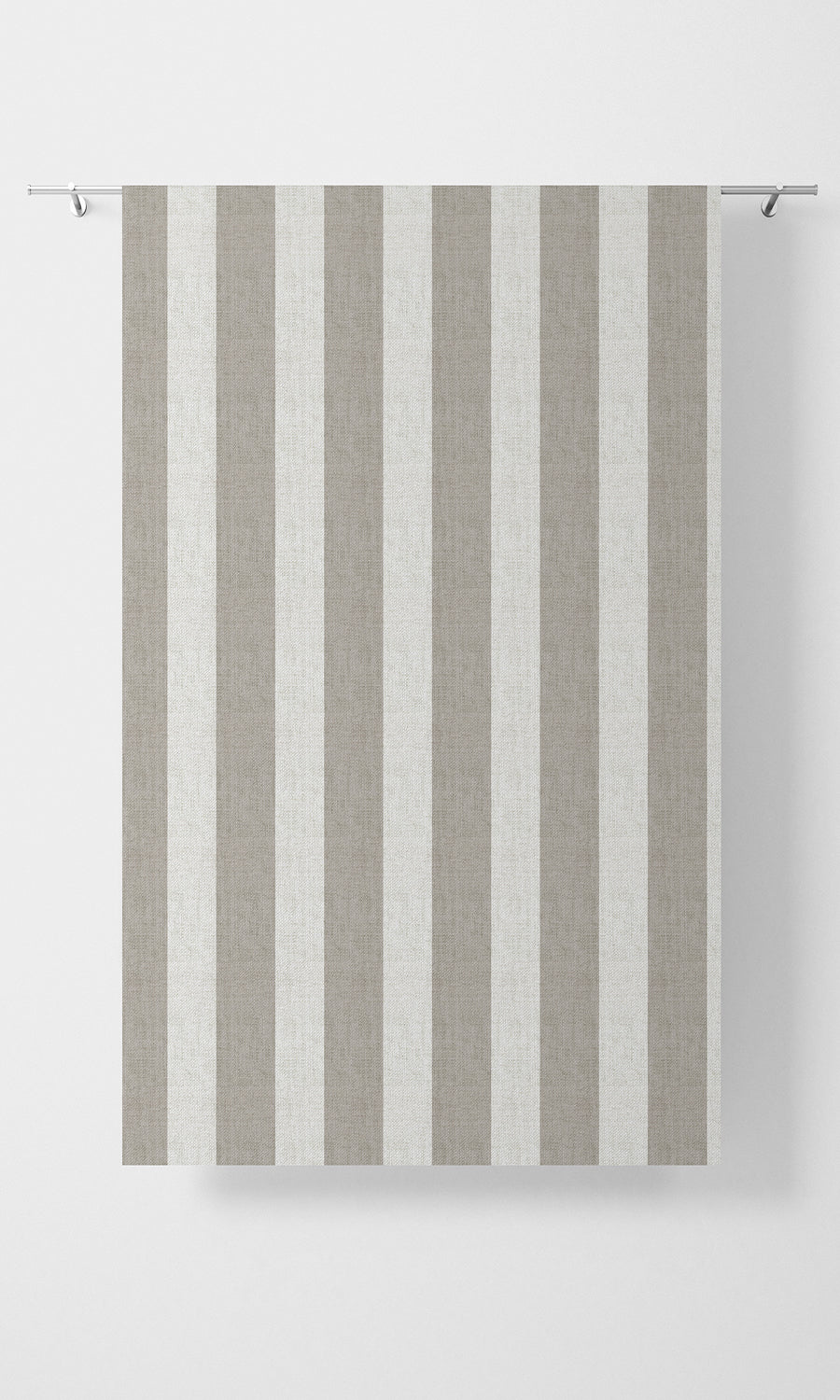 Striped Free Fabric Material Sample (Grey)