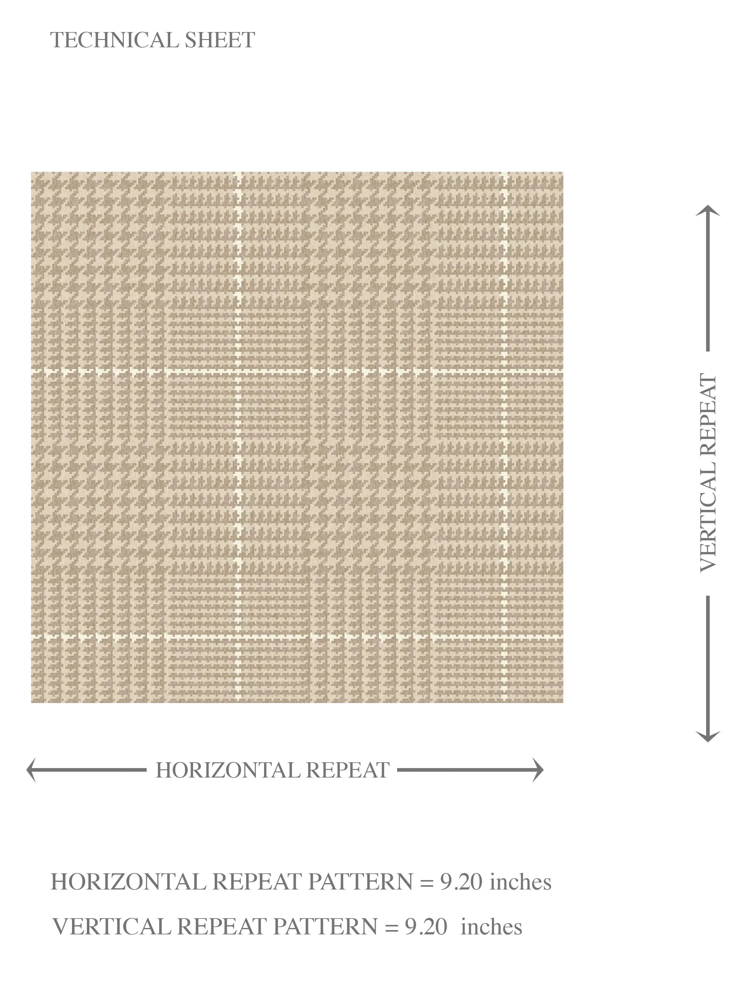 Neutral Textured Check/ Geometric Kids Room Wallpaper Sample (Soft Beige/ Tan)
