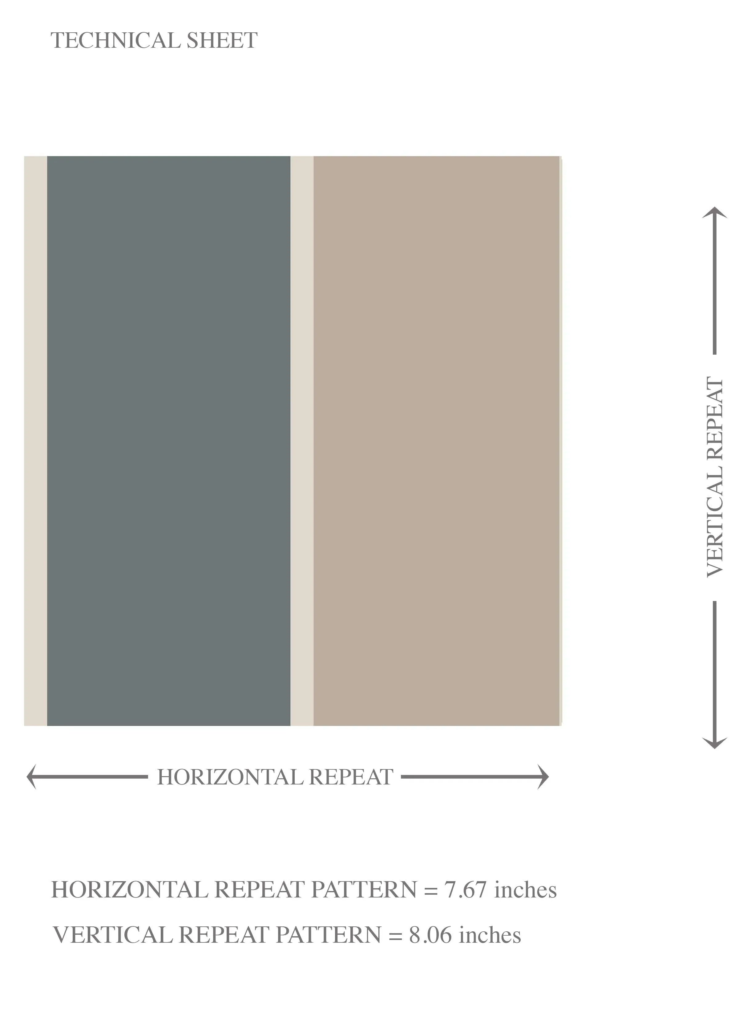 Neutral Geometric Striped Kids Room Wallpaper Sample (Stone Blue/ Beige)