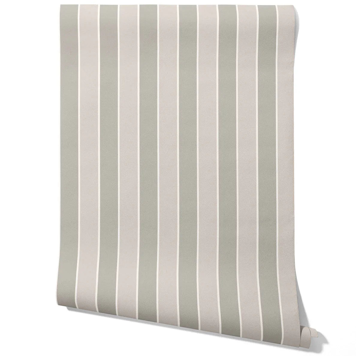 Neutral Geometric Striped Traditional Wallpaper Sample (Grey/ Beige/ Taupe)