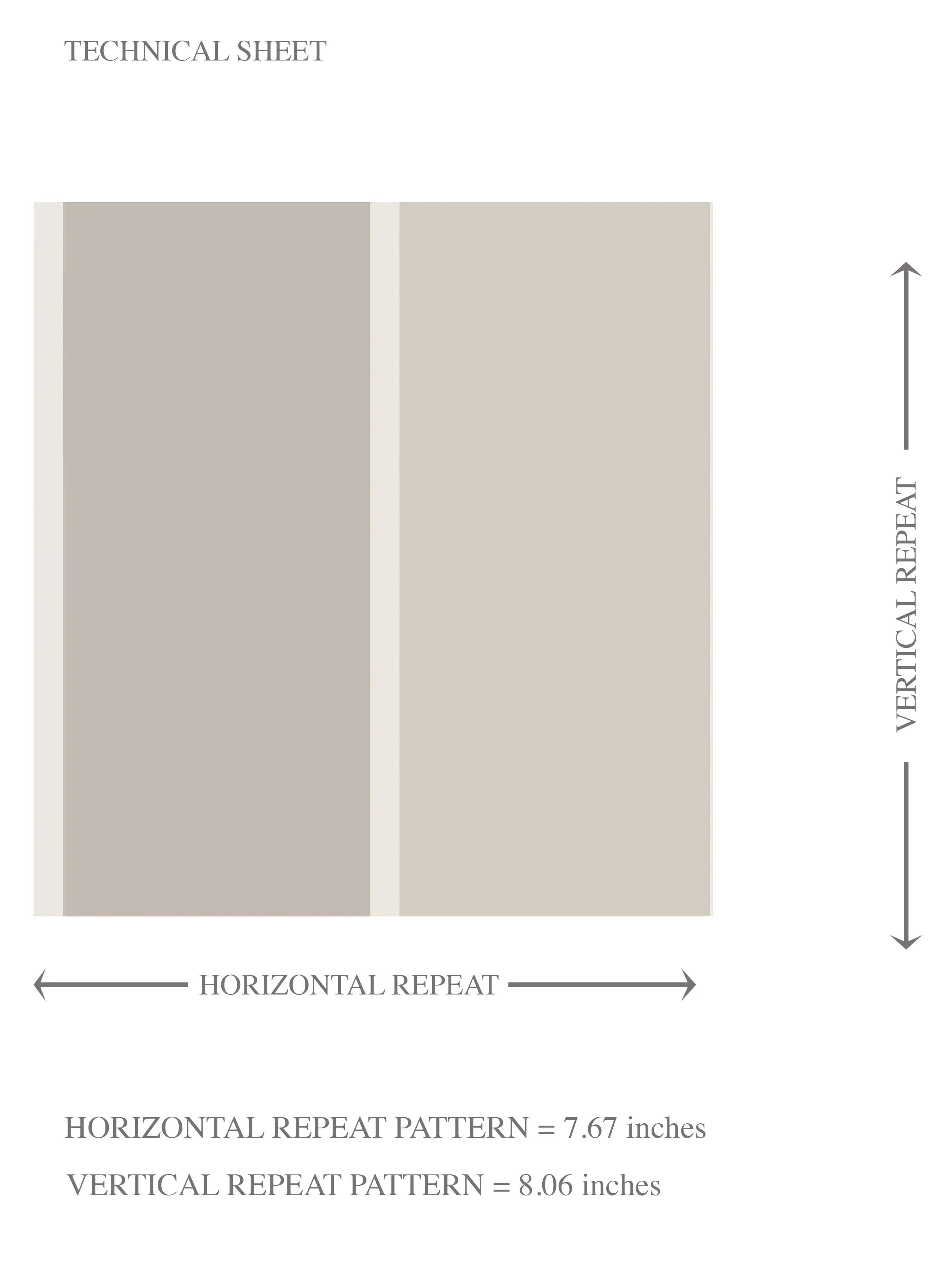 Neutral Geometric Striped Kids Room Wallpaper Sample (Beige/ Greige/ Taupe)