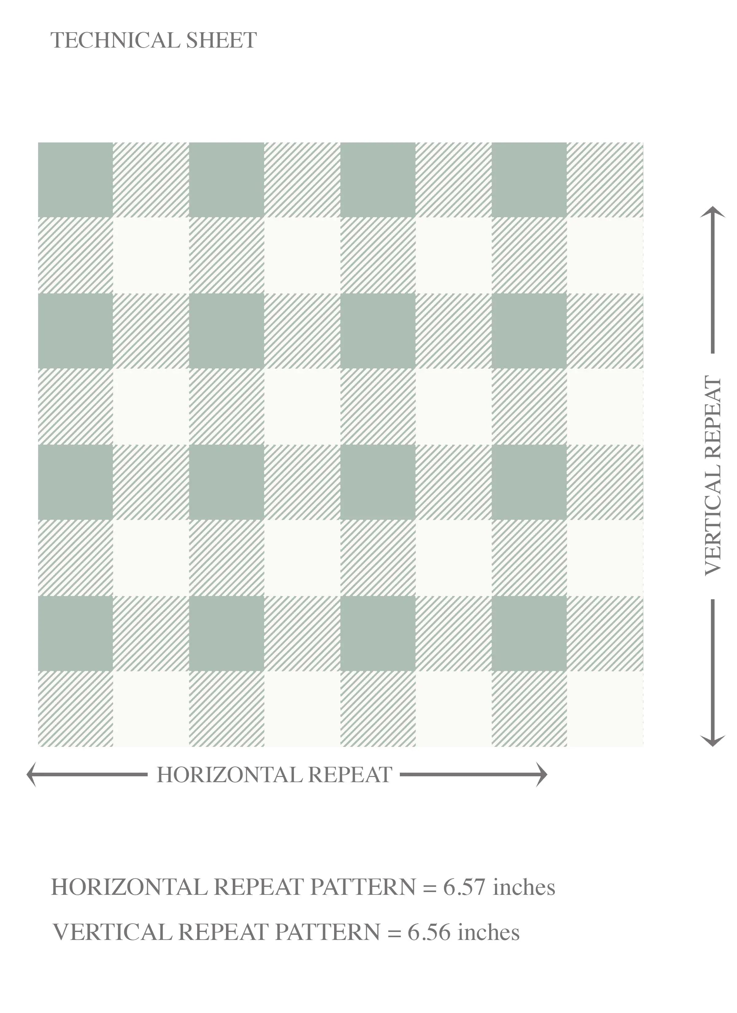 Gingham Checkered Kids Room Wallpaper Sample (Duck Egg Blue)