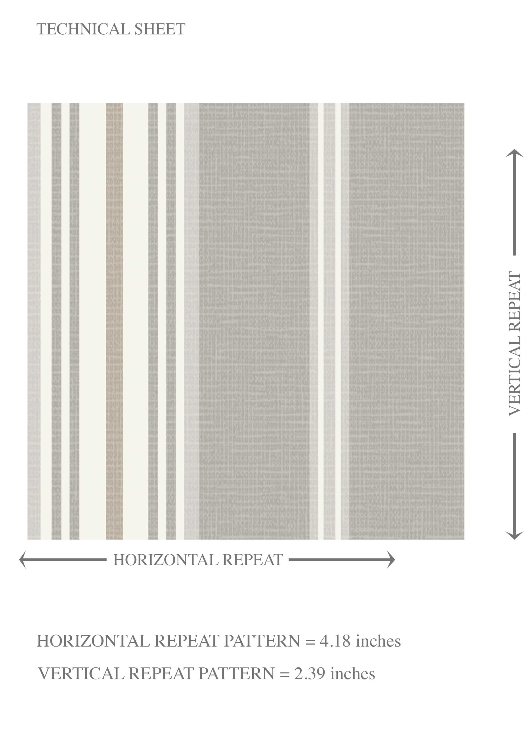 Neutral Geometric Striped Kids Room Wallpaper Sample (Grey)