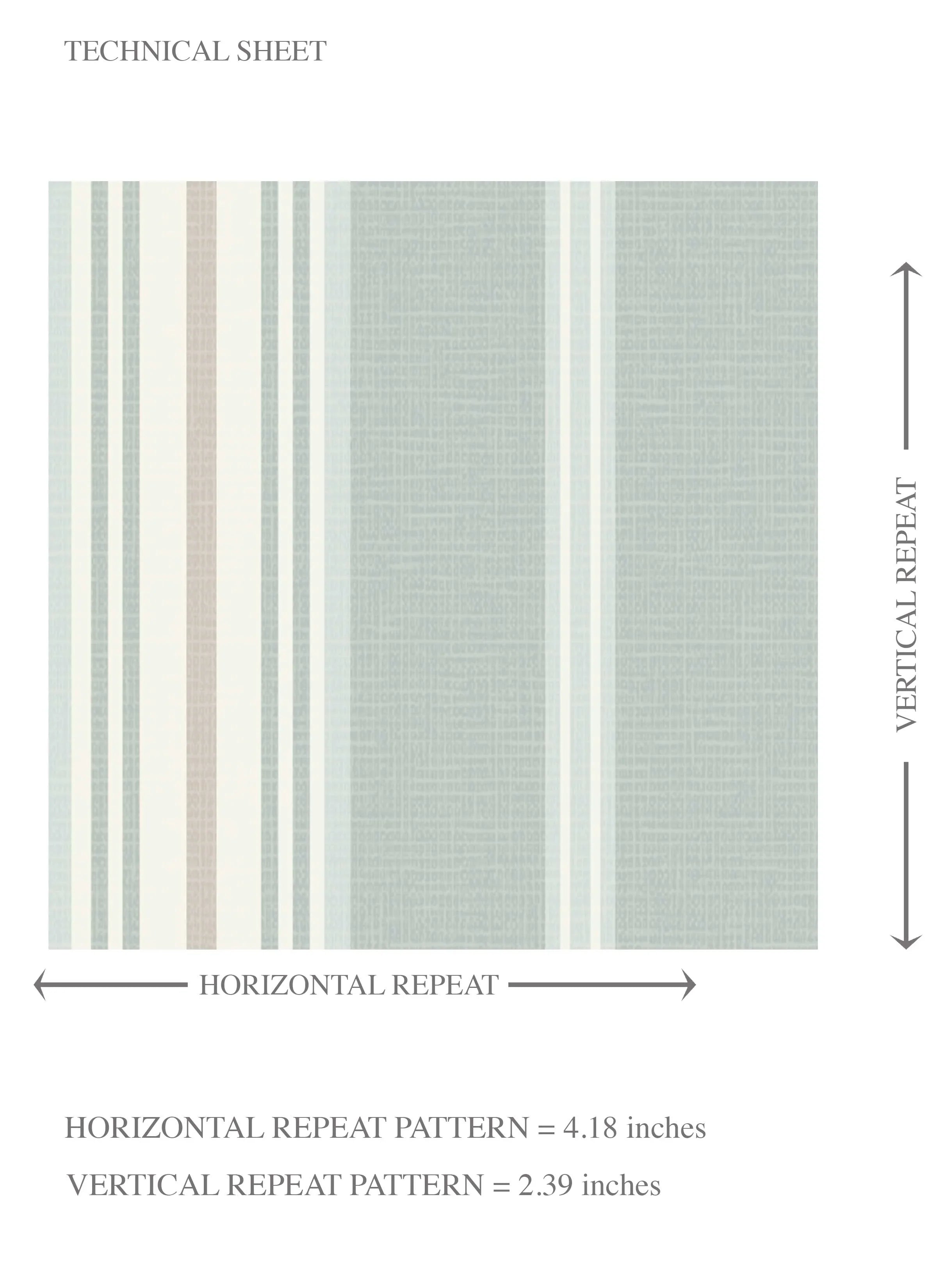 Neutral Geometric Striped Kids Room Wallpaper (Duck Egg Blue)