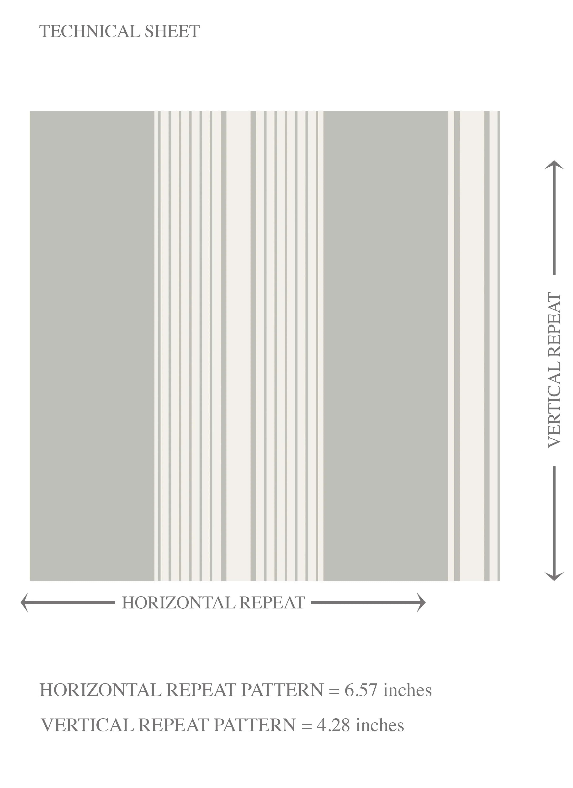 Neutral Geometric Striped Kids Room Wallpaper (Sage Grey)