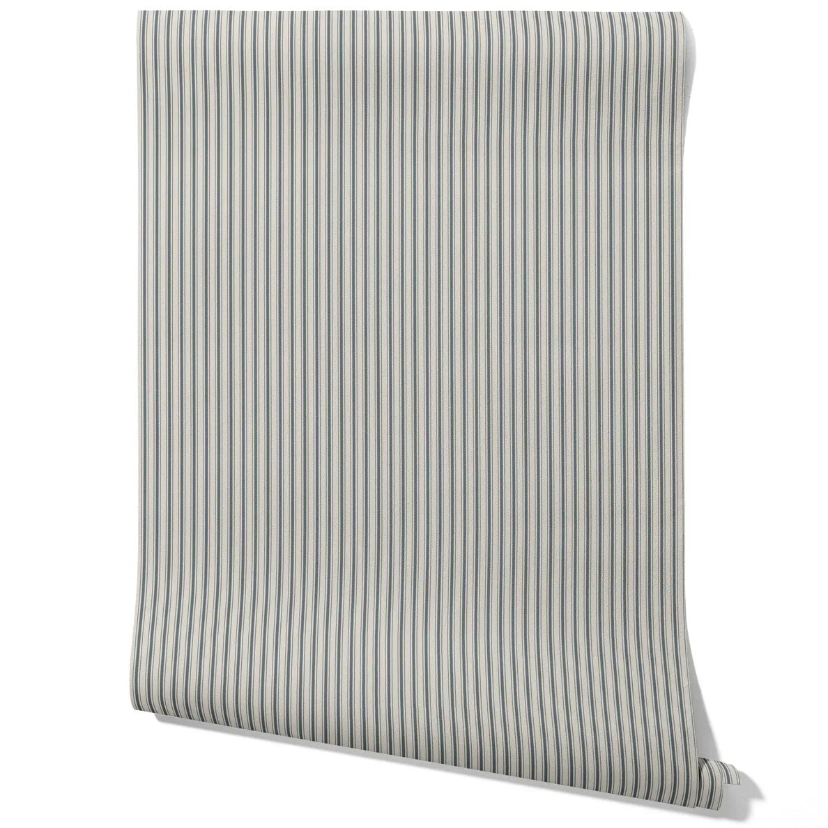 Neutral Geometric Striped Kitchen Wallpaper Sample (Slate Grey)