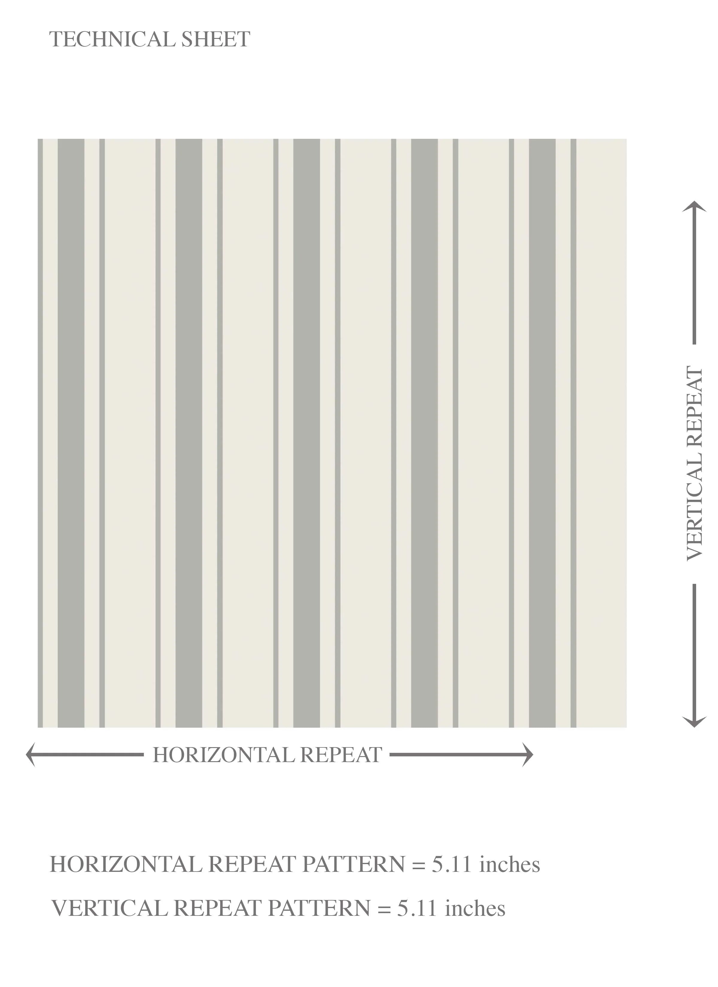 Neutral Geometric Striped Kids Room Wallpaper (Sage Grey)