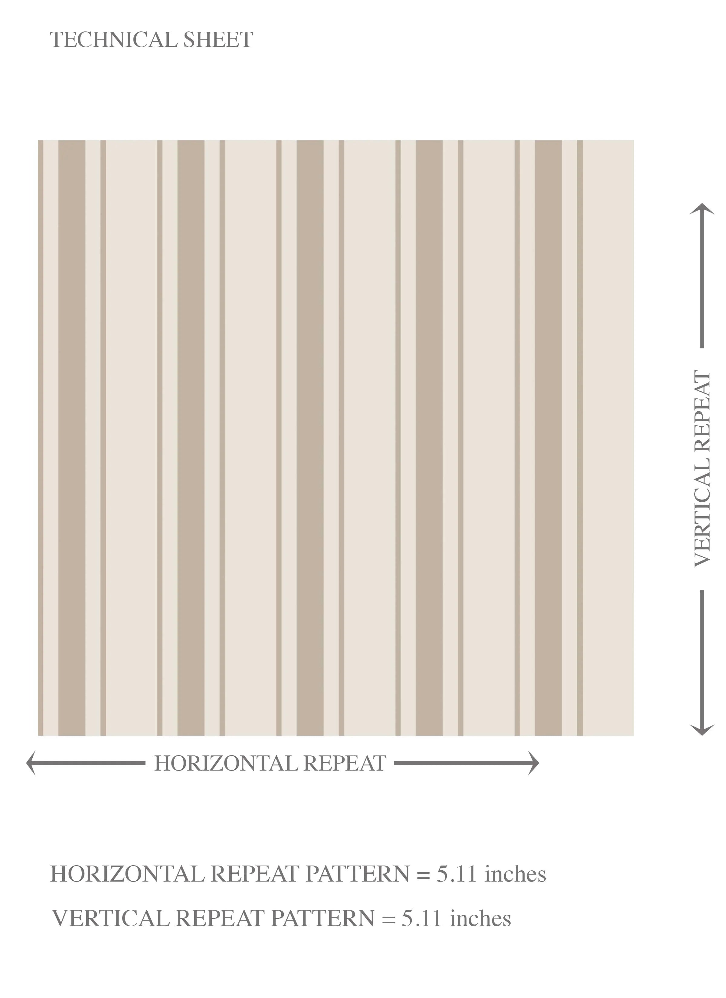 Neutral Geometric Striped Kids Room Wallpaper Sample (Beige/ Brown/ Warm Grey)
