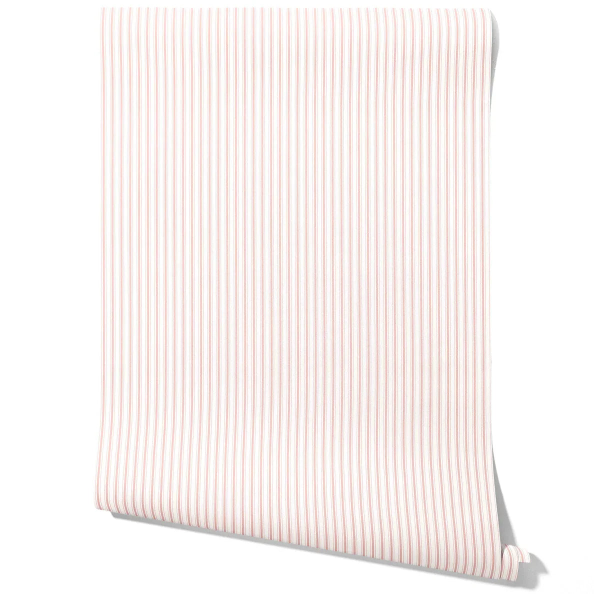 Geometric Striped Kitchen Wallpaper (Blush Pink)