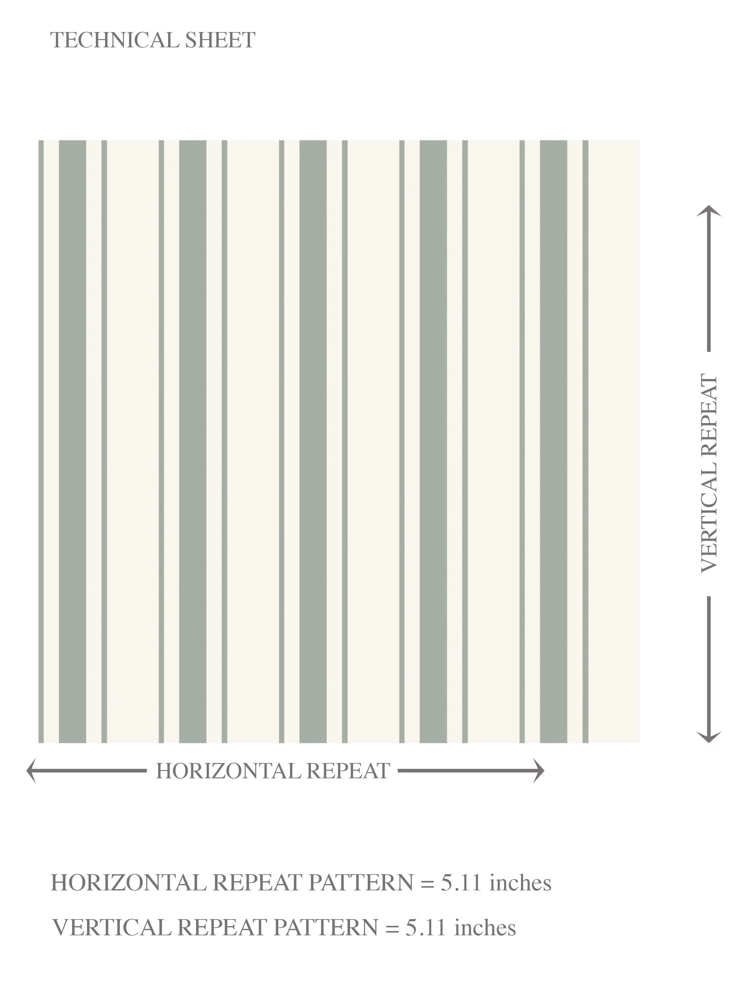 Neutral Geometric Striped Kids Room Wallpaper Sample (Green-Grey)