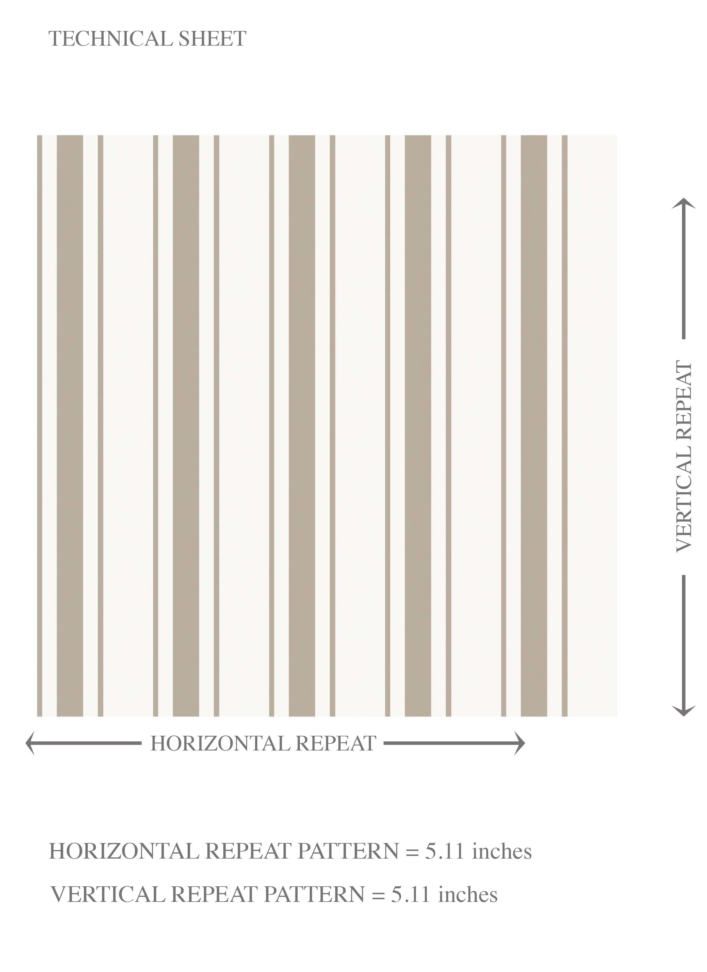 Neutral Geometric Striped Kids Room Wallpaper Sample (Greige/ Beige/ Warm Grey)