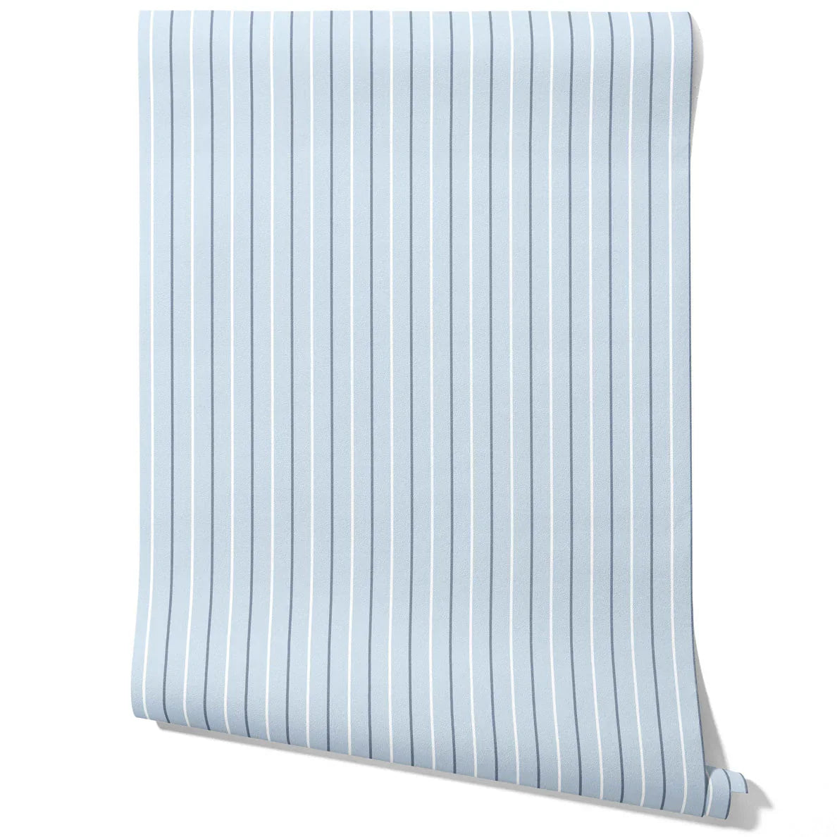 Geometric Striped Kitchen Wallpaper (Blue)
