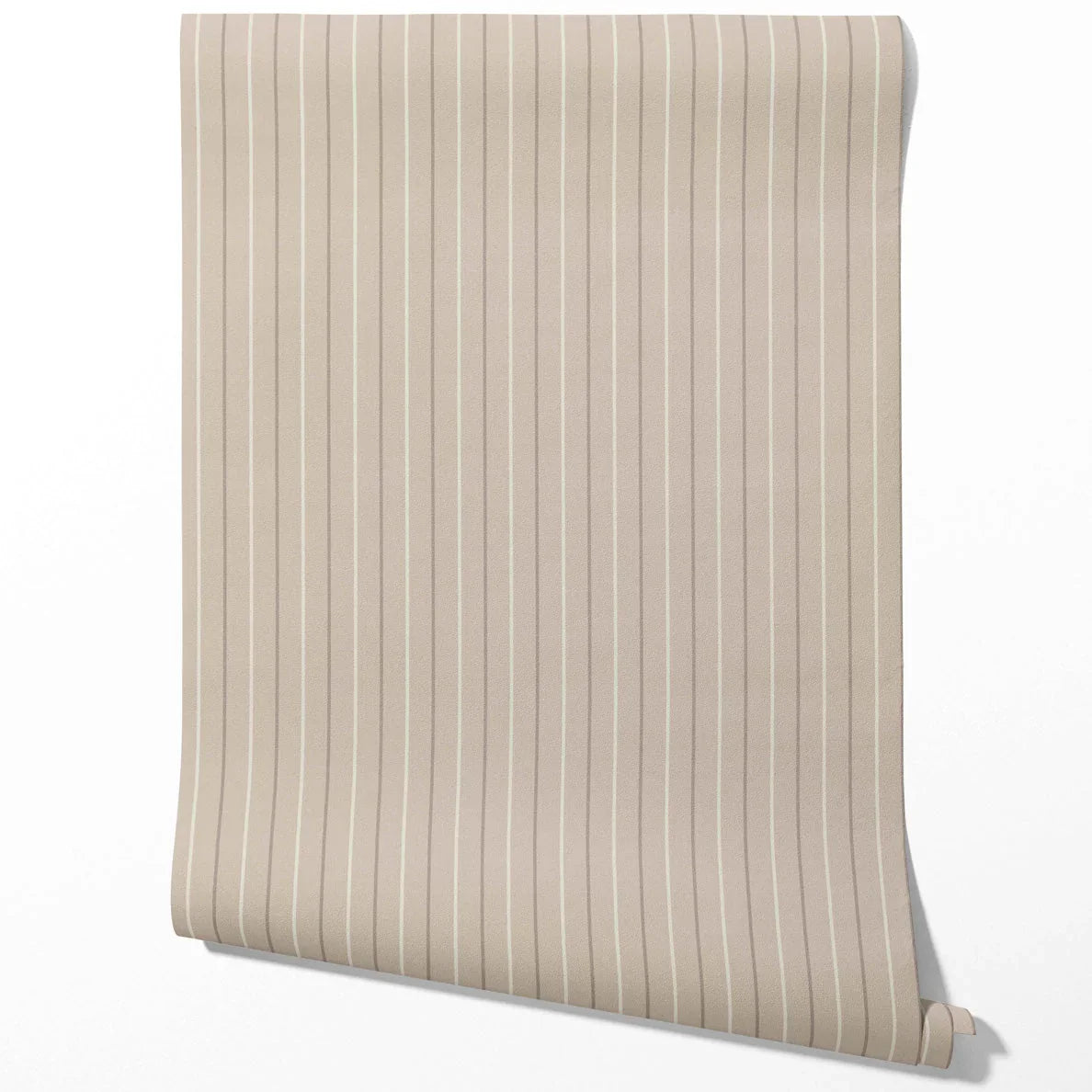 Neutral Geometric Striped Kitchen Wallpaper Sample (Neutral Brown/ Beige)