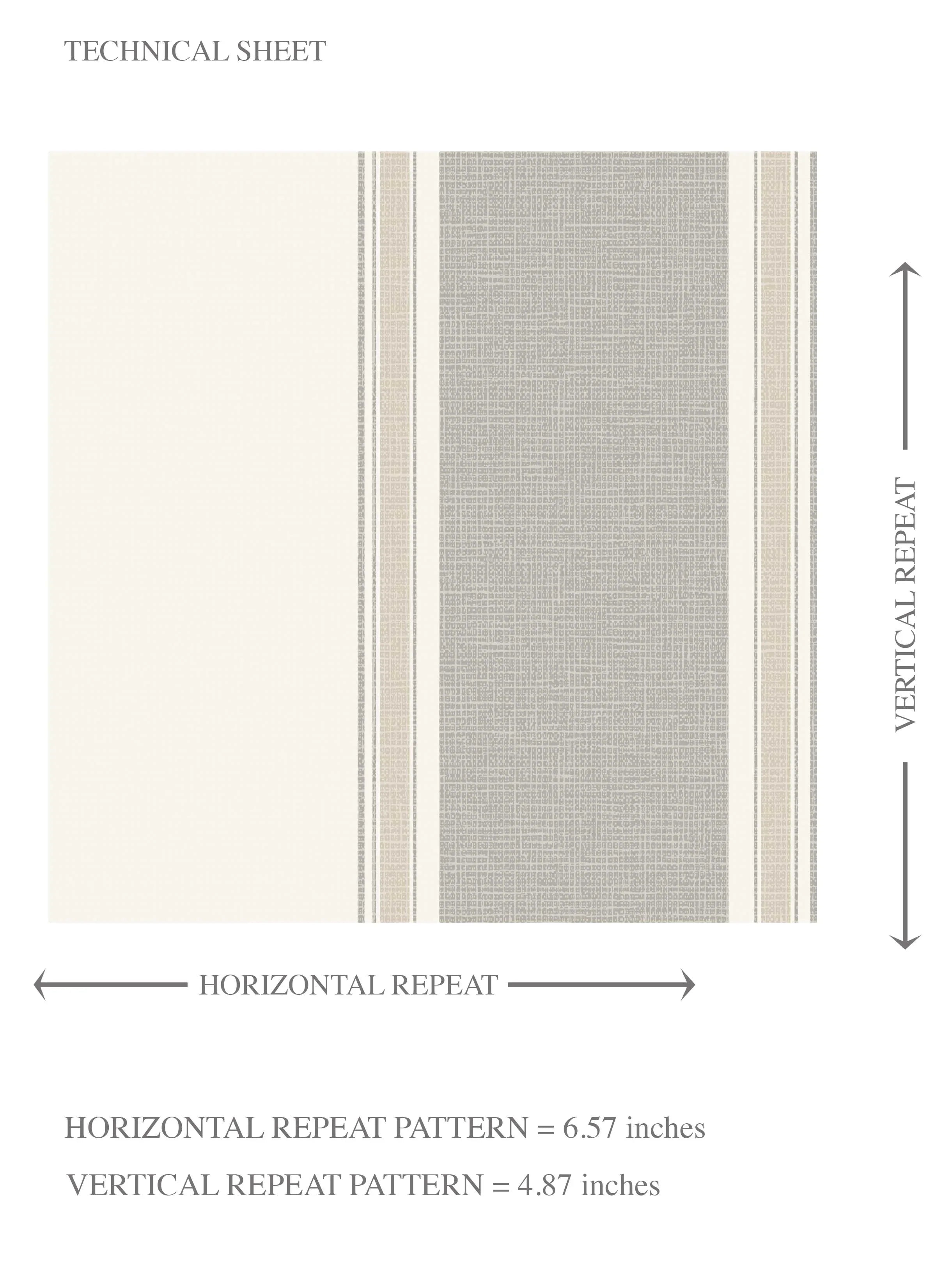 Neutral Geometric Striped Kids Room Wallpaper (Grey/ Beige/ Taupe)