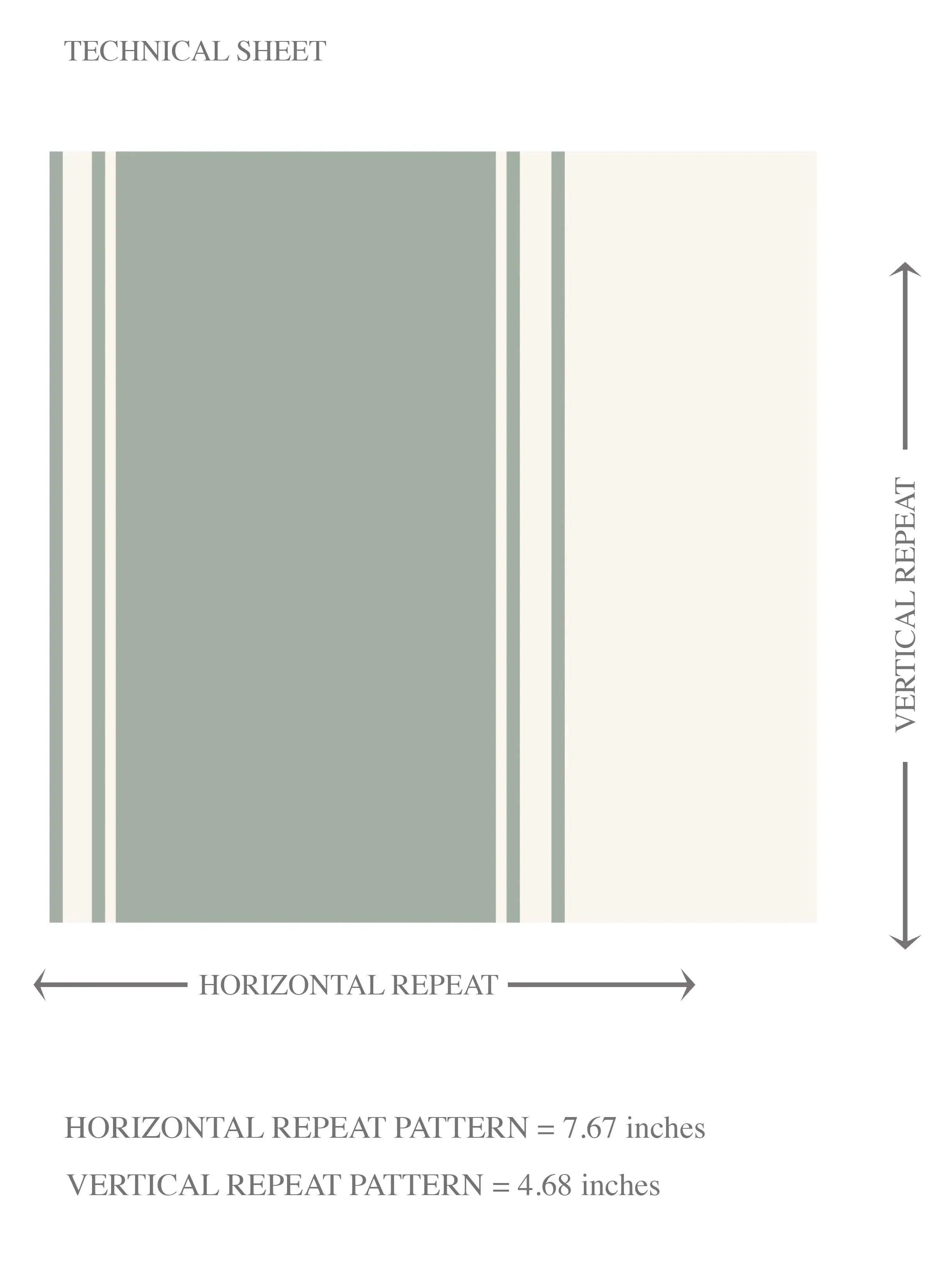 Geometric Striped Kids Room Wallpaper (Sage Green/ Grey)