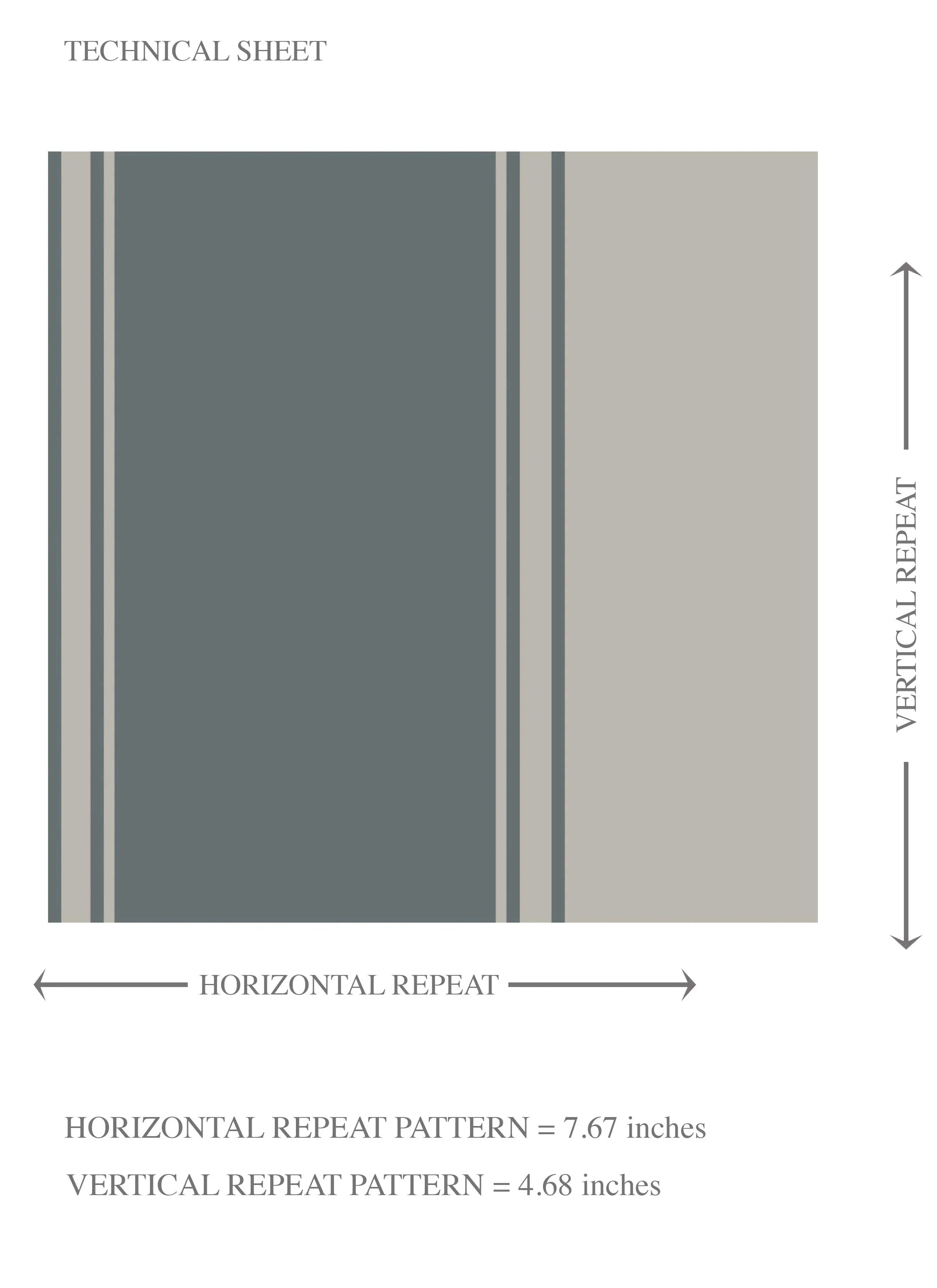 Neutral Geometric Striped Kids Room Wallpaper Sample (Slate Grey)