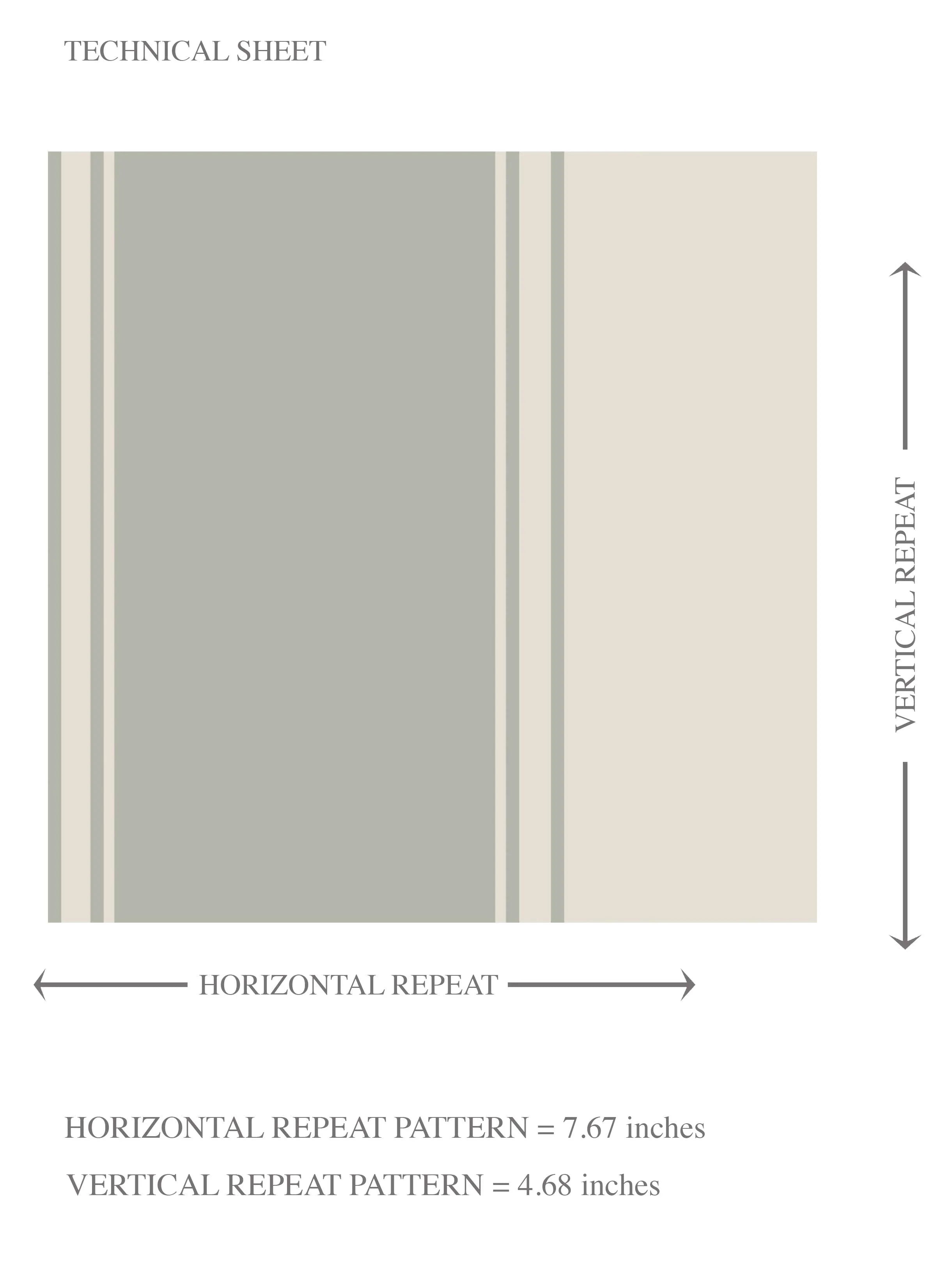 Neutral Geometric Striped Kids Room Wallpaper Sample (Sage Grey)