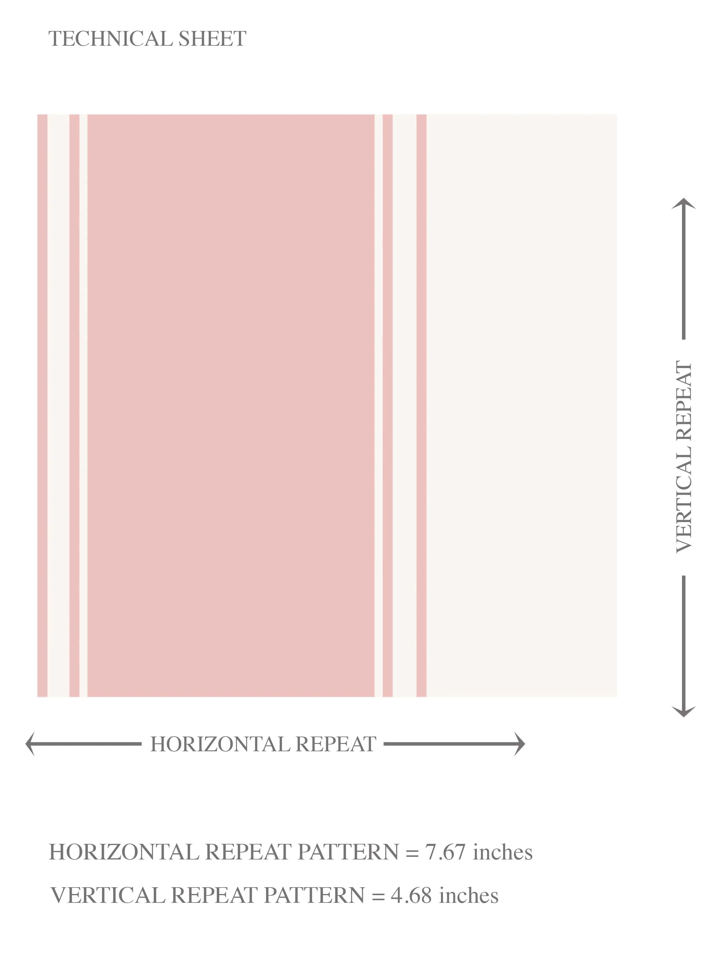 Geometric Striped Kids Room Wallpaper Sample (Pink)