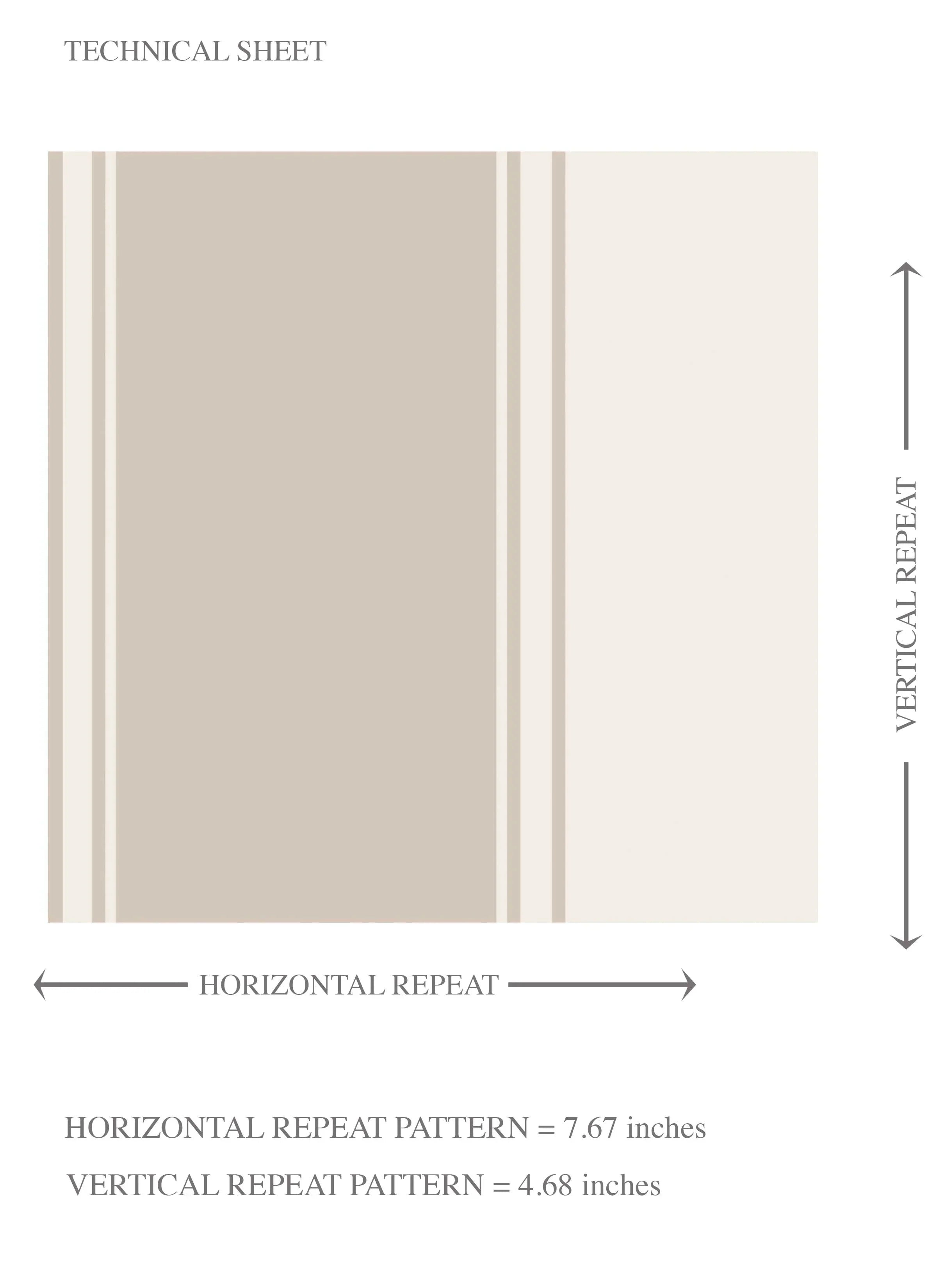 Neutral Geometric Striped Kids Room Wallpaper Sample (Greige/ Taupe/ Warm Grey)