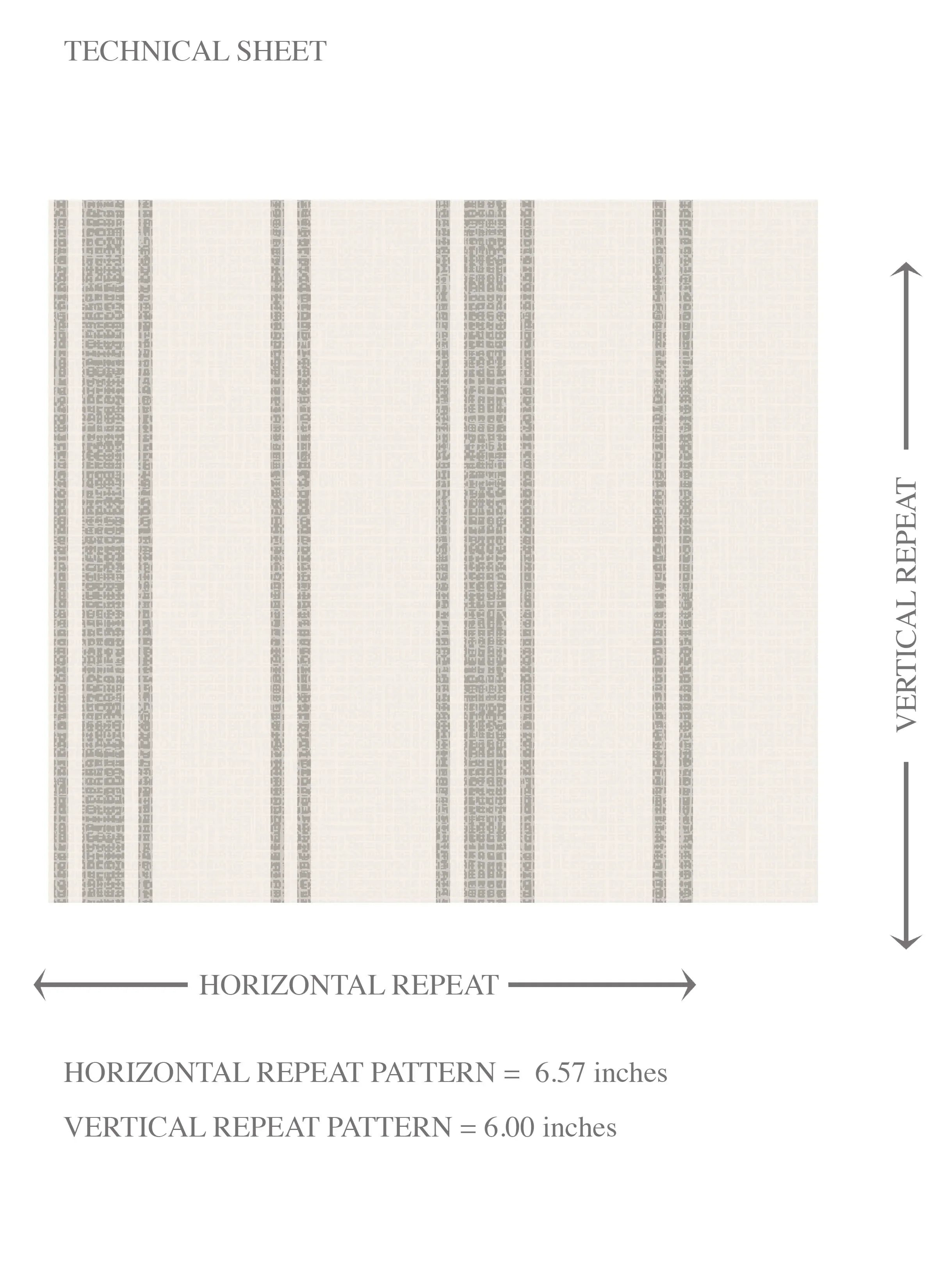 Neutral Geometric Striped Kids Room Wallpaper Sample (Stone Grey/ Cream)