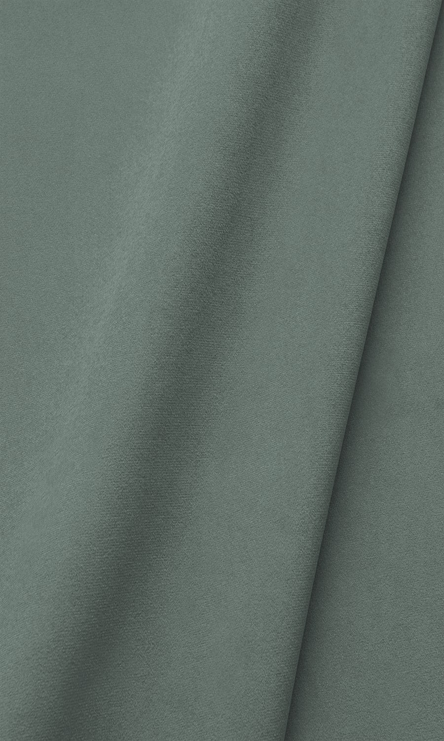 Velvet Window Treatments Fabric By the Metre (Stone Blue)