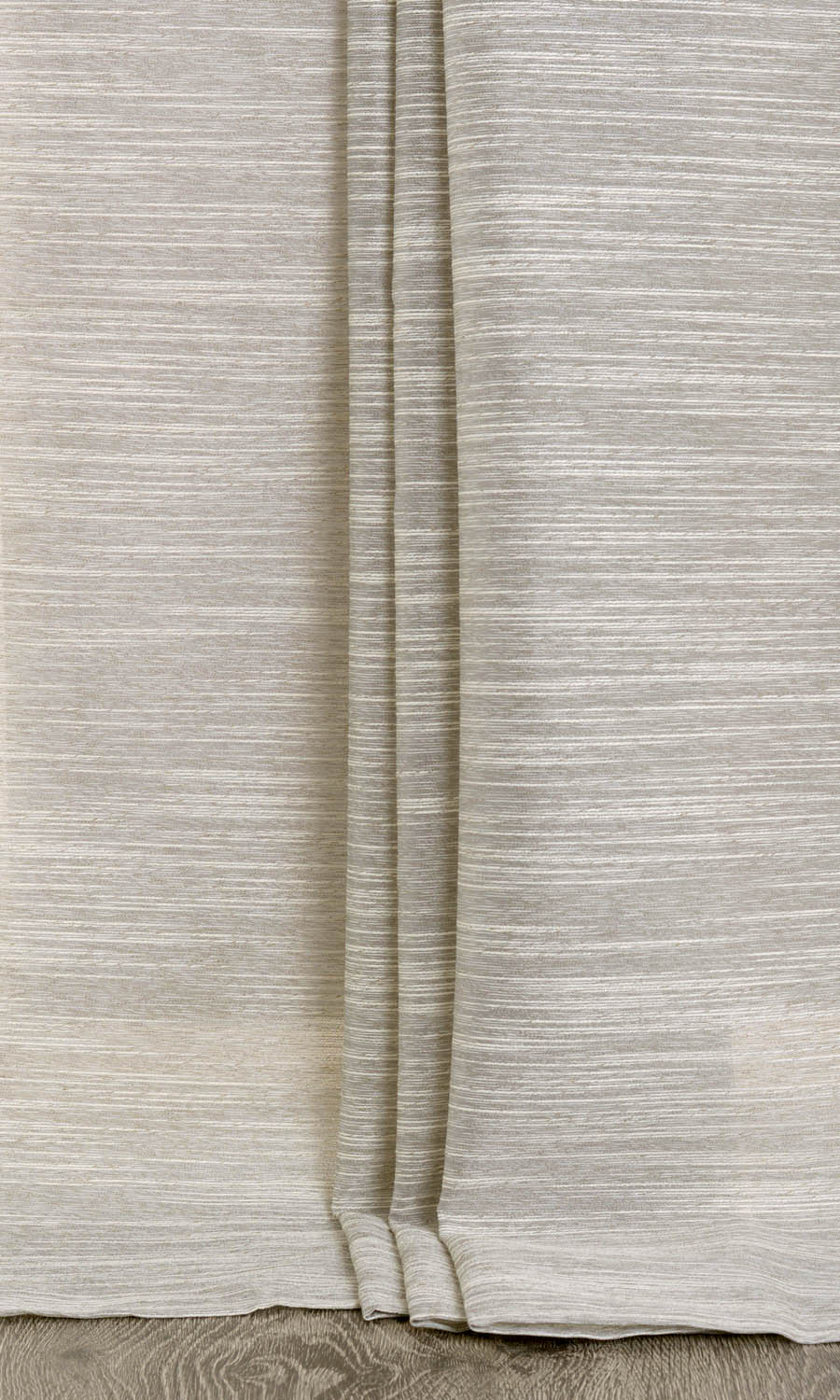 Sheer Fabric By the Metre for Curtains & Drapes (Taupe Gray/ Pale Gray)
