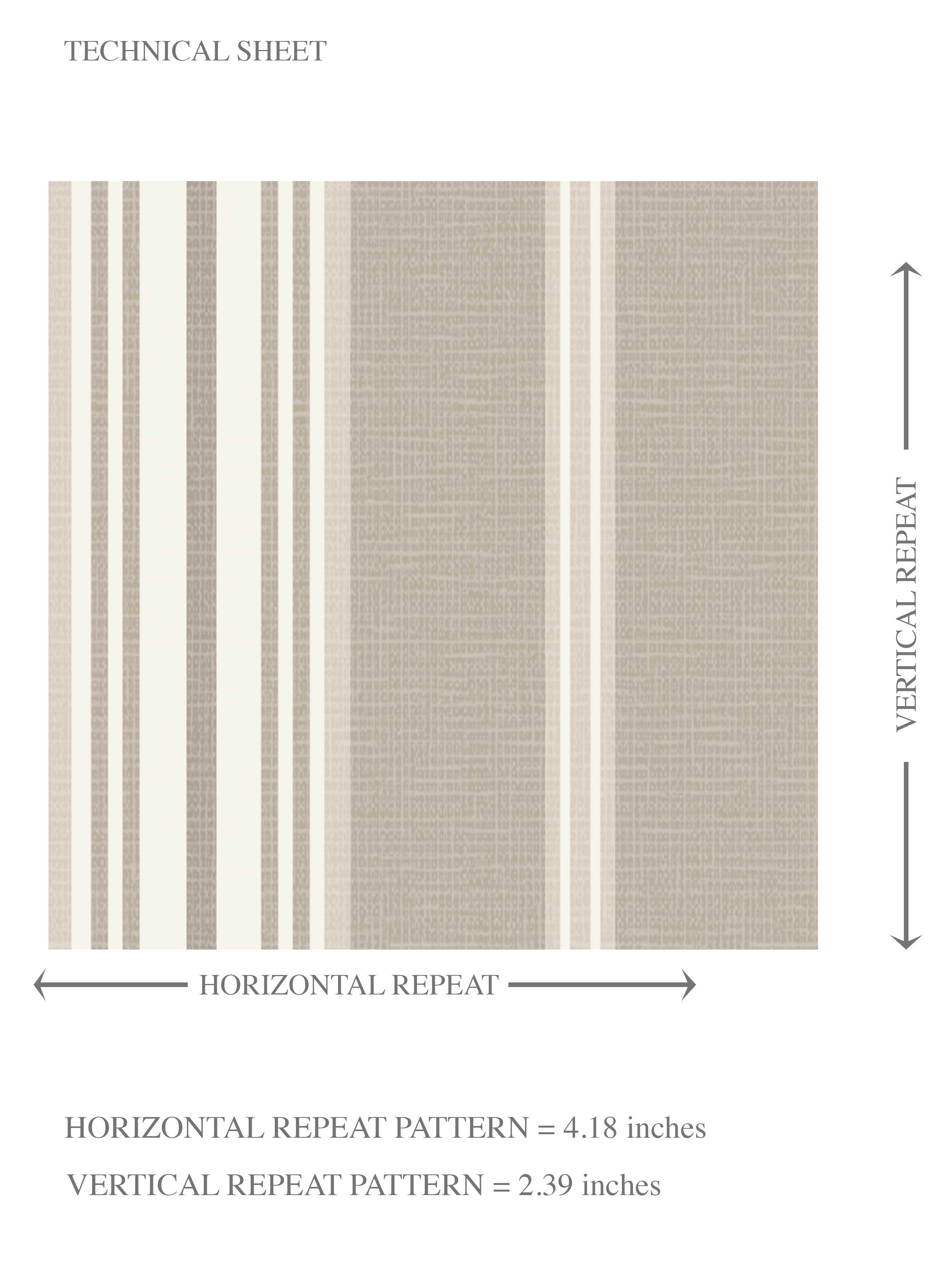 Neutral Geometric Striped Kids Room Wallpaper (Brown/ Beige/ Warm Gray)