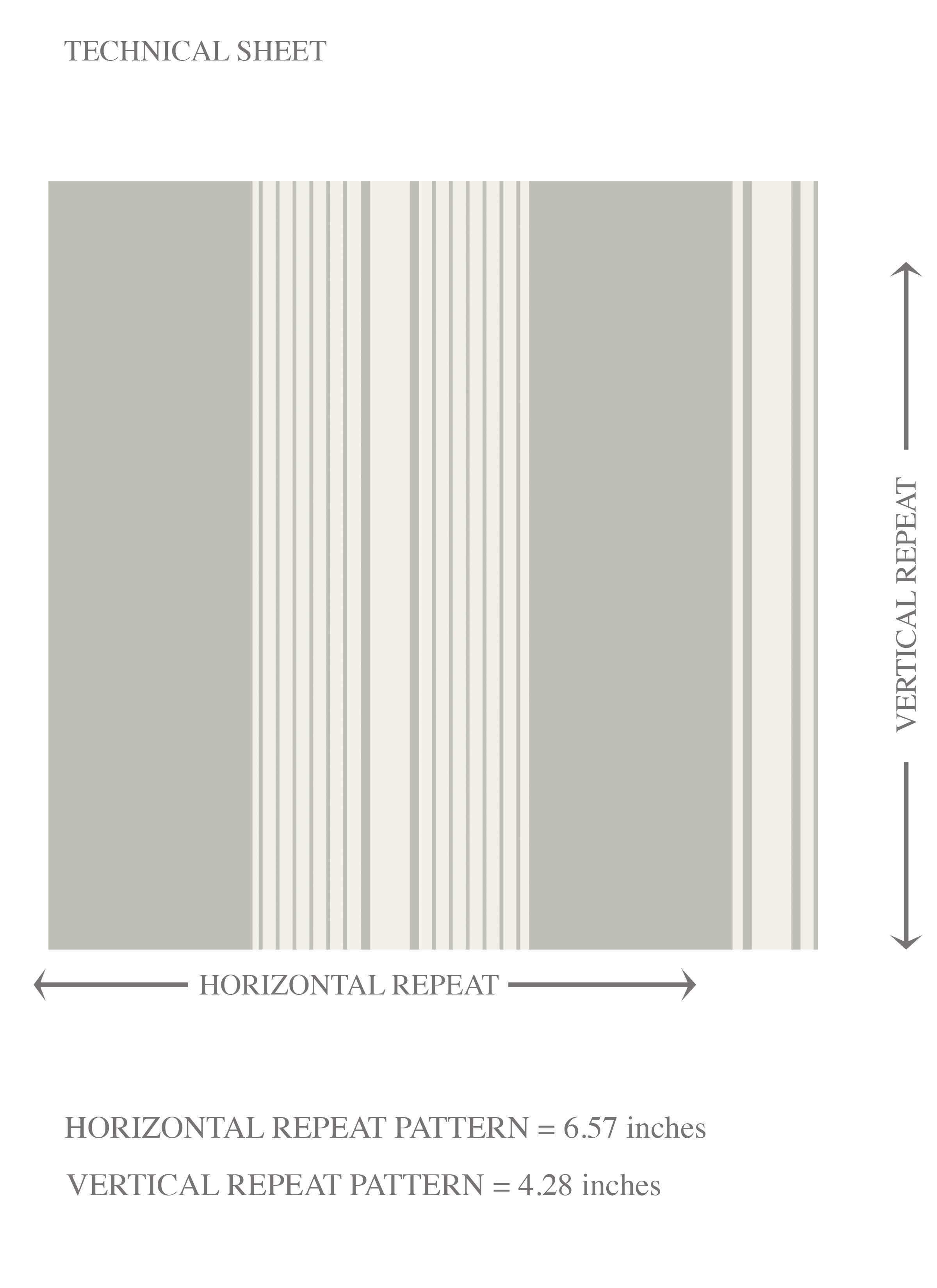Neutral Geometric Striped Kids Room Wallpaper Sample (Sage Gray)
