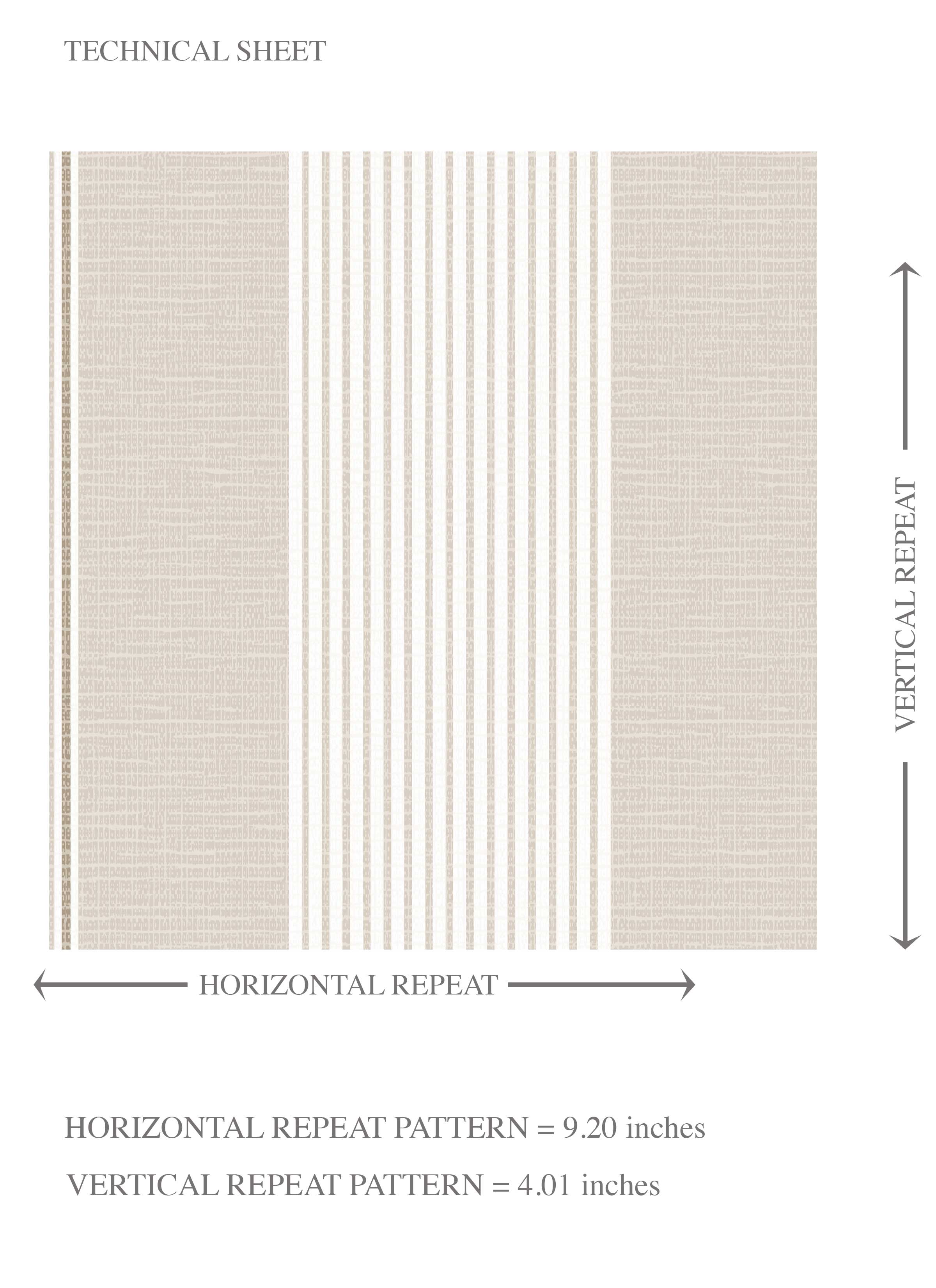 Neutral Geometric Striped Kids Room Wallpaper (Beige/ Greige/ Warm Gray)