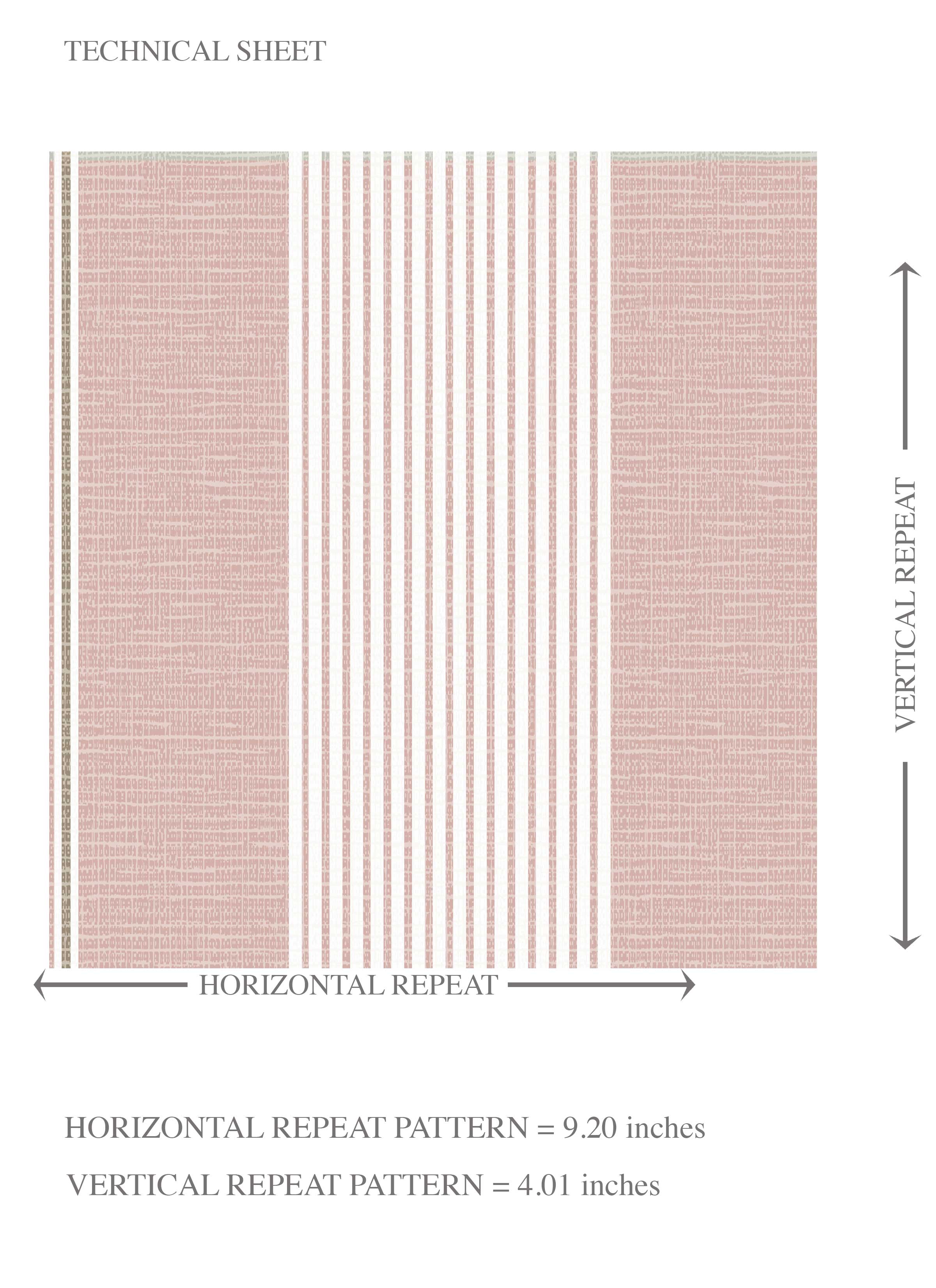 Geometric Striped Kids Room Wallpaper Sample (Pink)