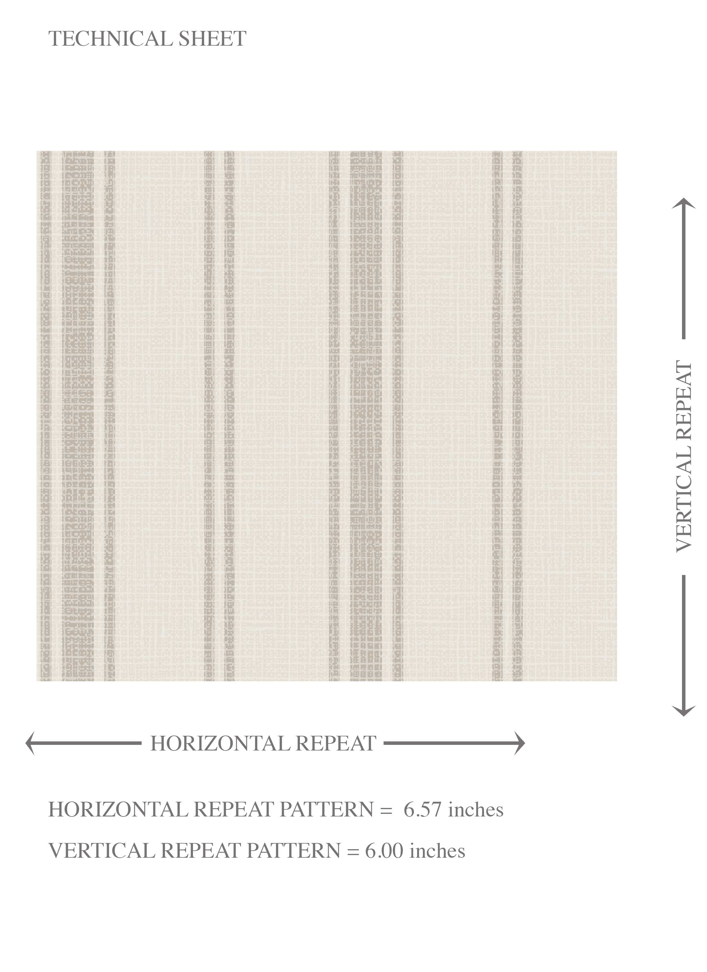 Neutral Geometric Striped Kids Room Wallpaper Sample (Cream/ Beige/ Gray)