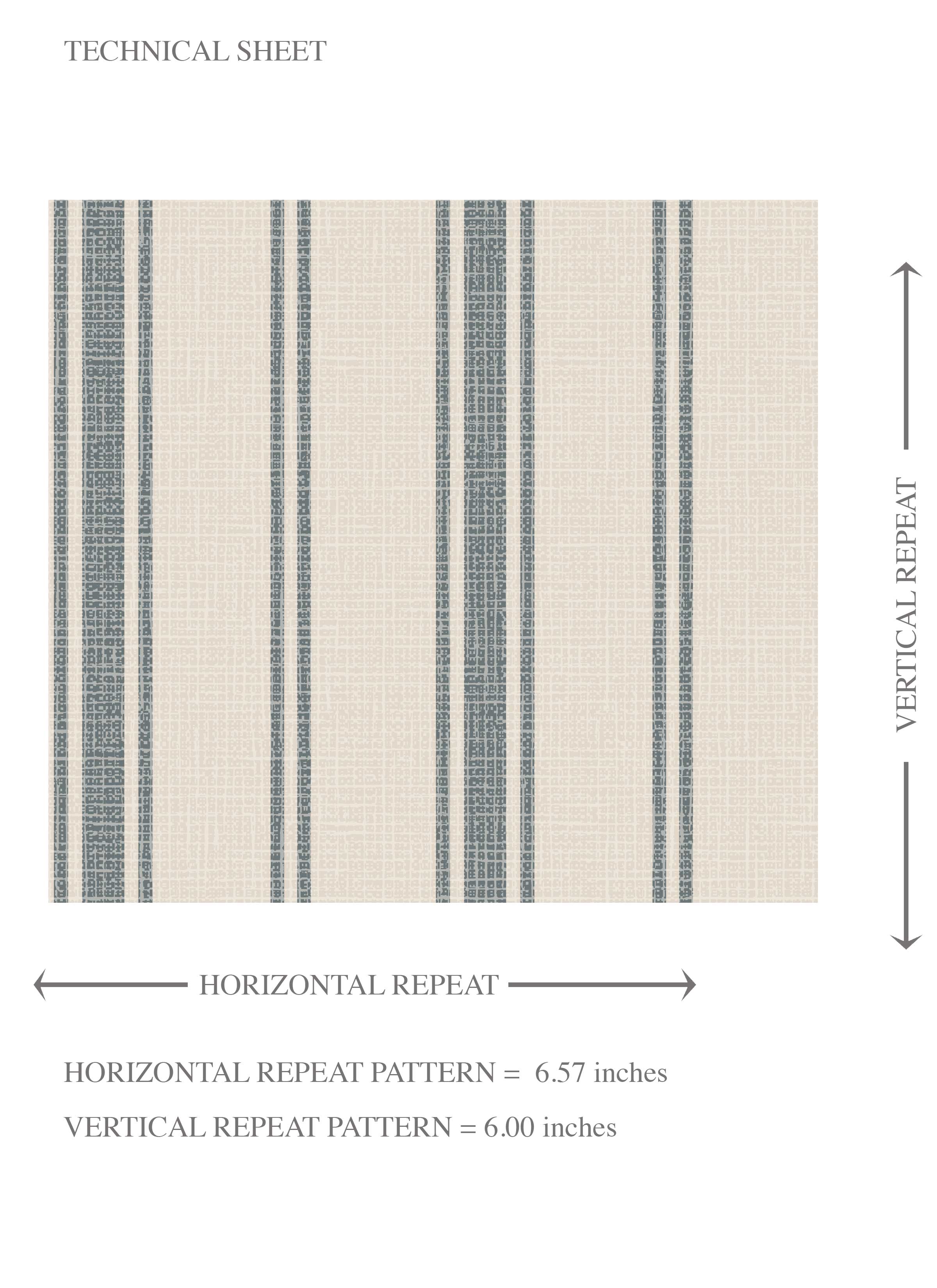 Neutral Geometric Striped Kids Room Wallpaper Sample (Ash Gray/ Cream)