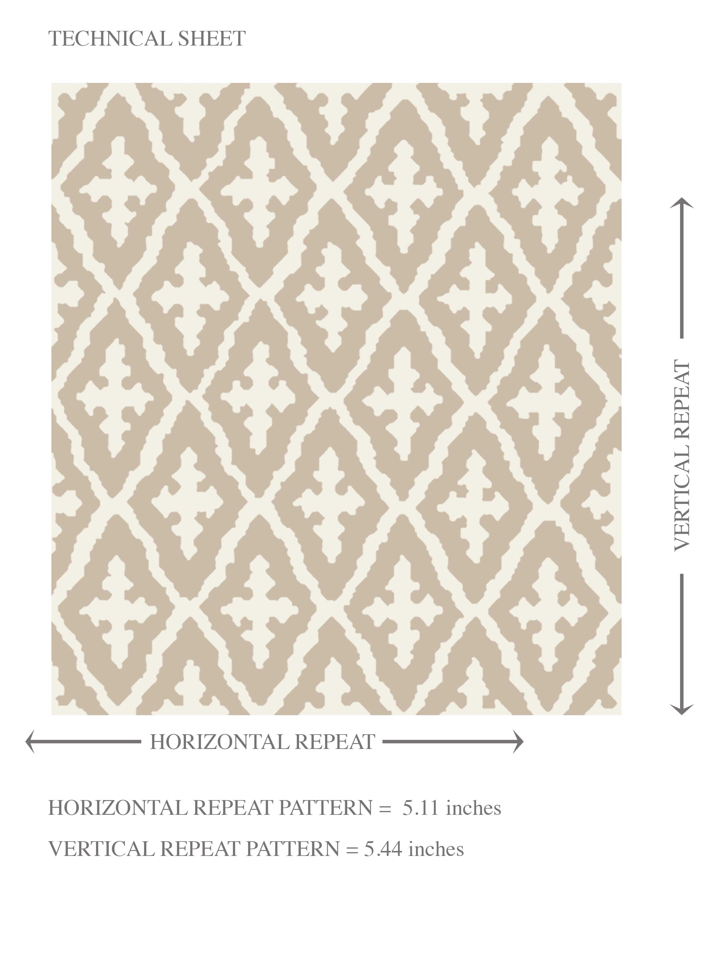 Neutral Geometric Diamond Lattice Kids Room Wallpaper Sample (Beige/ Light Brown/ White)