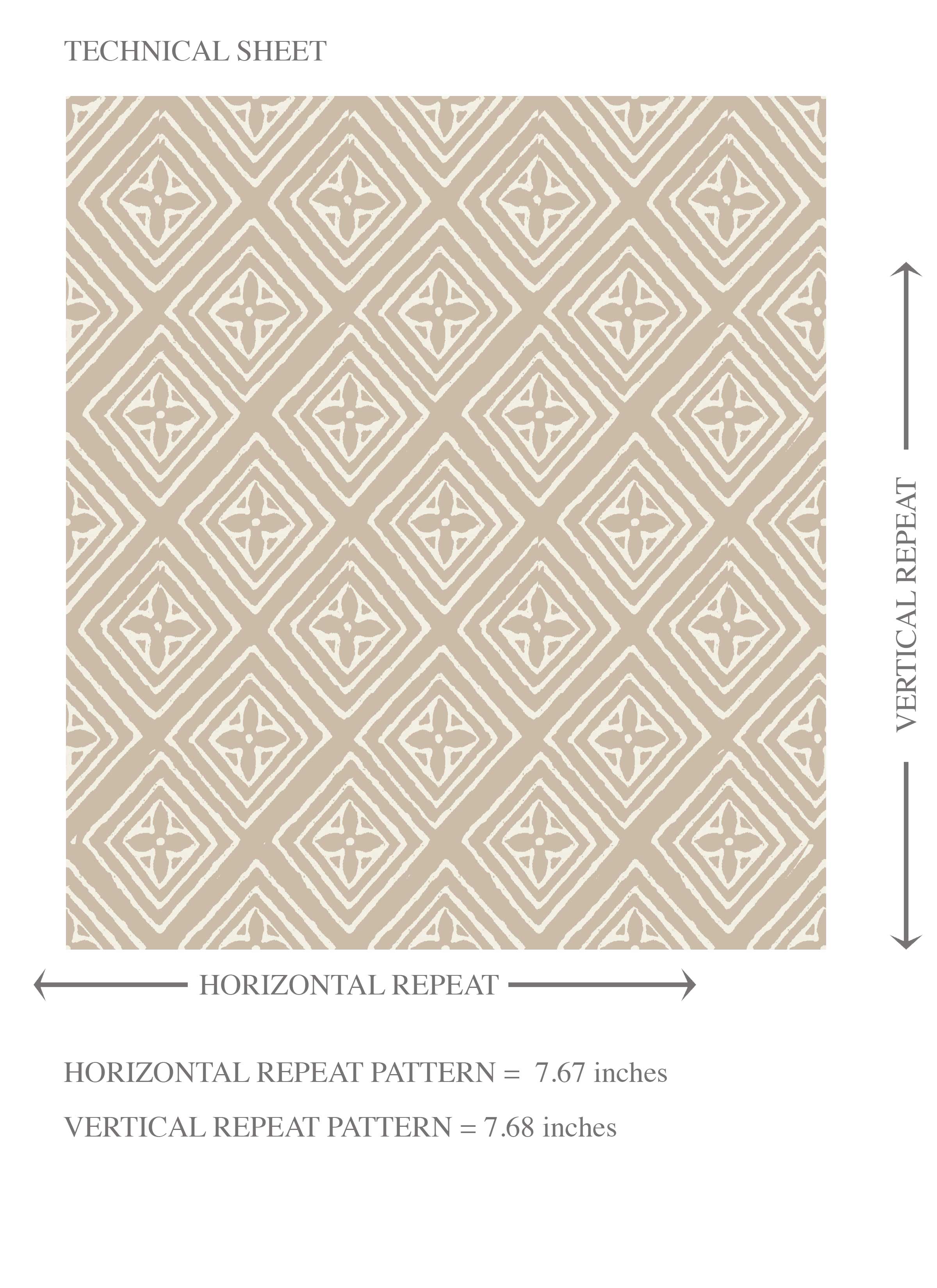 Small Diamond Lattice/ Textured Check Kids Room Wallpaper Sample (Beige/ Gray/ White)