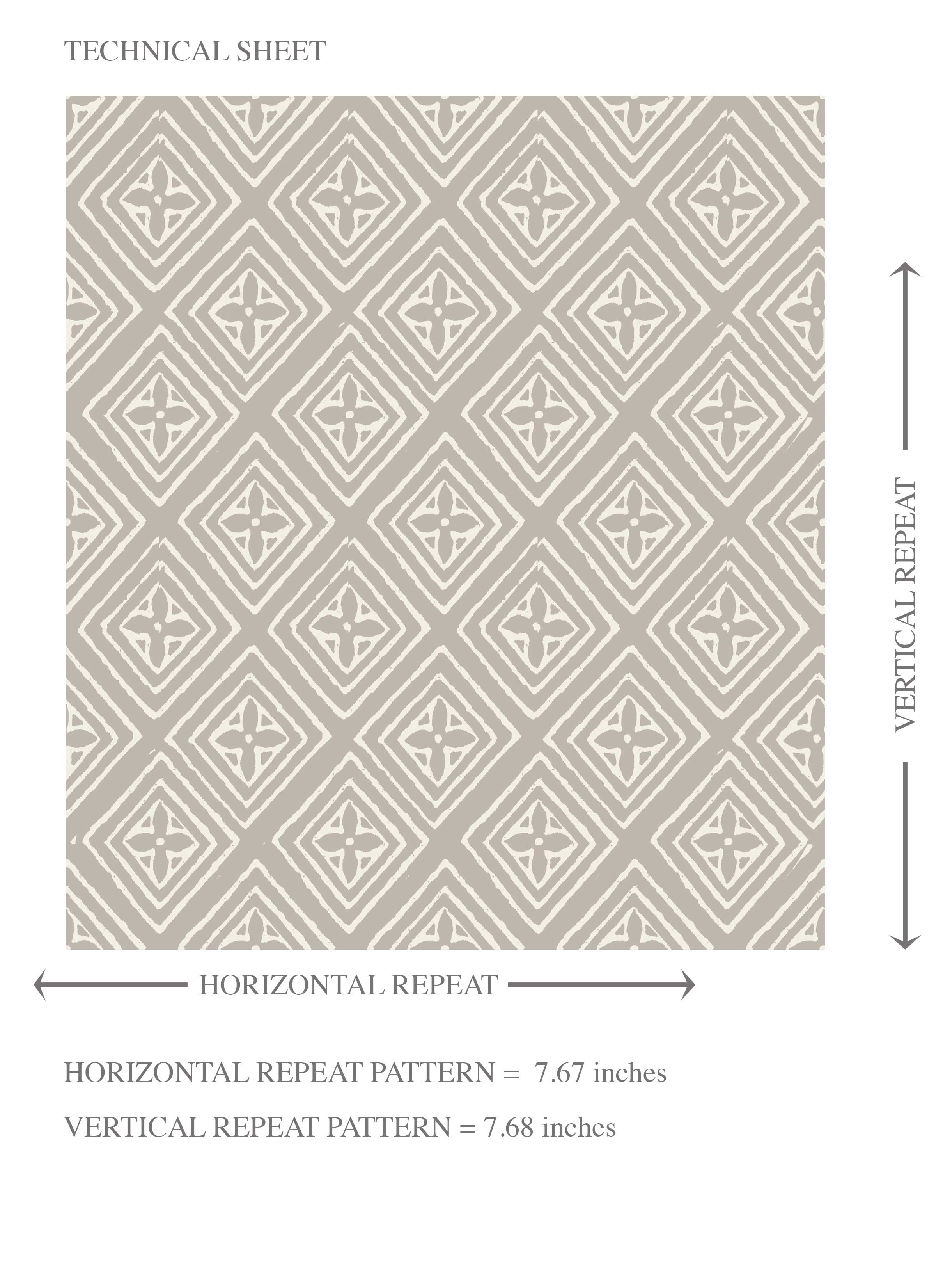 Small Diamond Lattice/ Textured Check Kids Room Wallpaper Sample (Gray/ White)